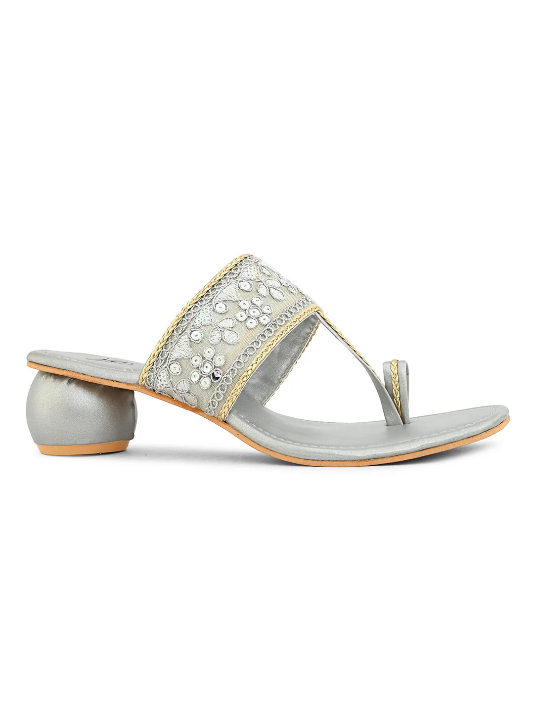 Jm Looks Women's Embellished Toe-Ring Heel Sandals - Image 7