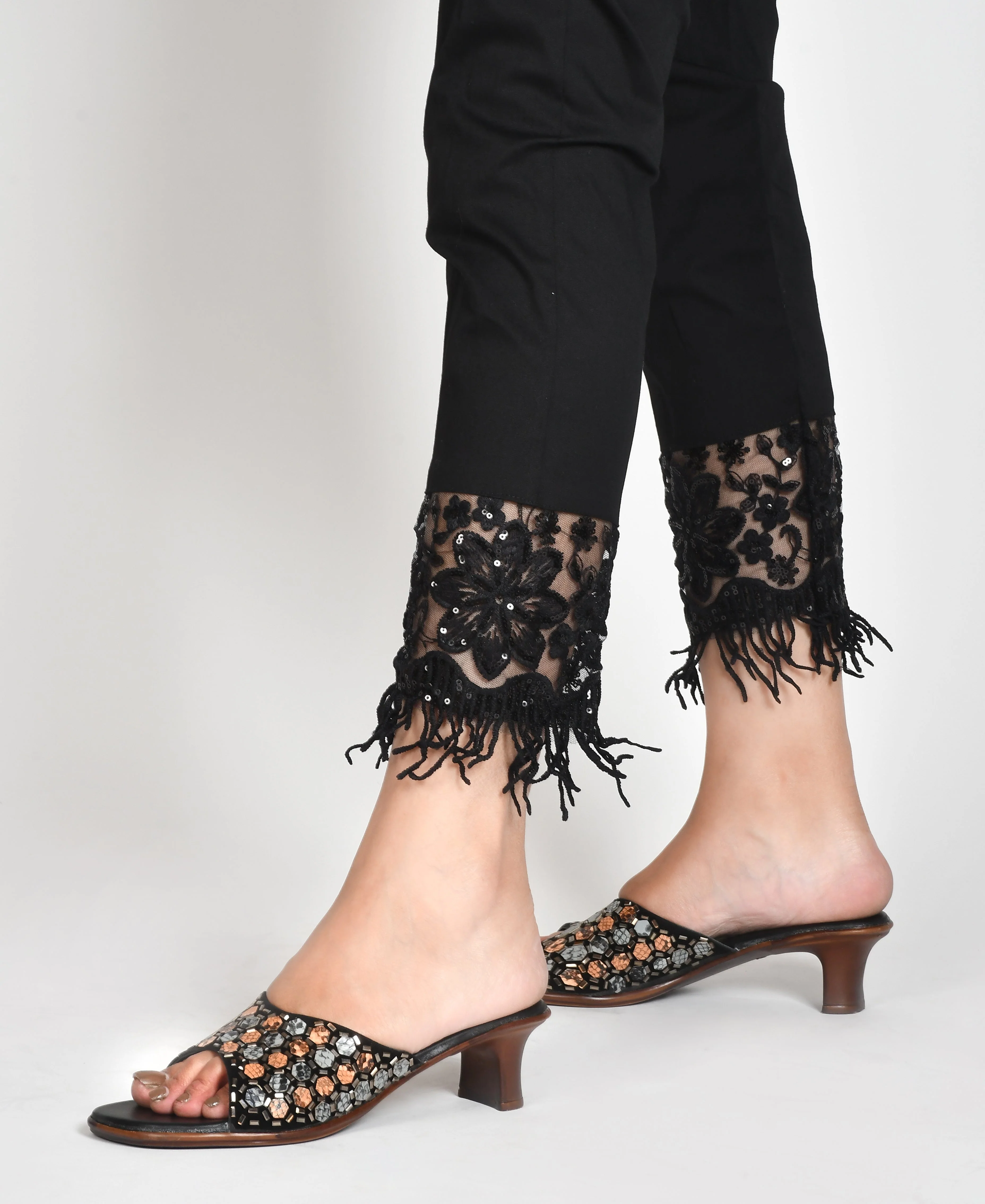 Embroided Heels Mirror Work - Image 8