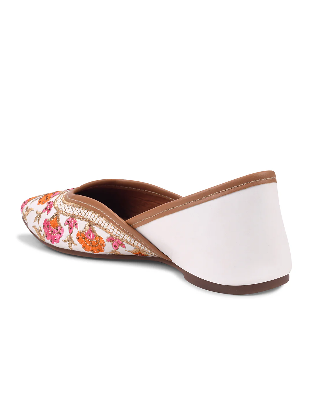 Embroidered Traditional Jutti Flats - Image 12
