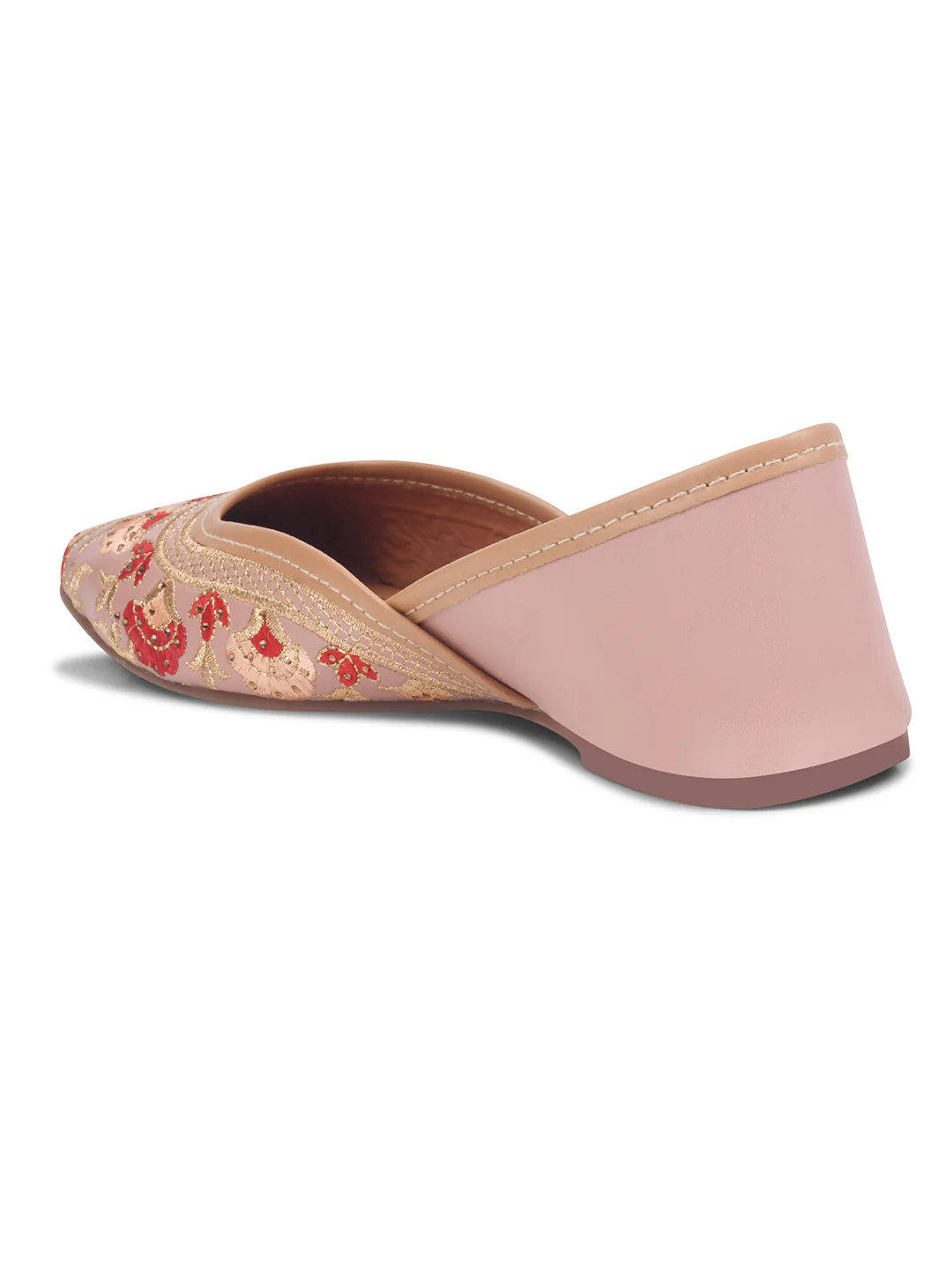 Embroidered Traditional Jutti Flats - Image 7