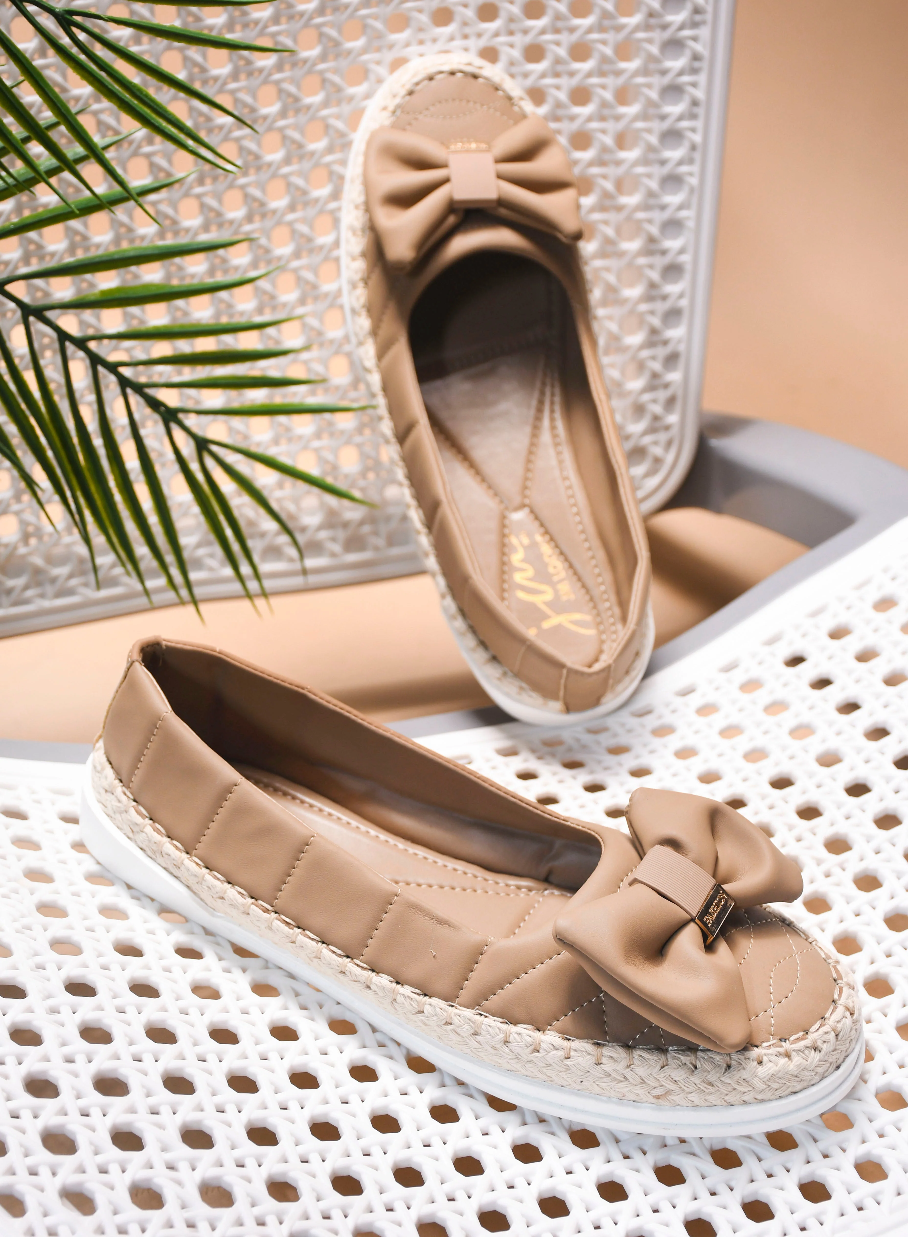 JM Looks Espadrille Bow Loafers - Image 4