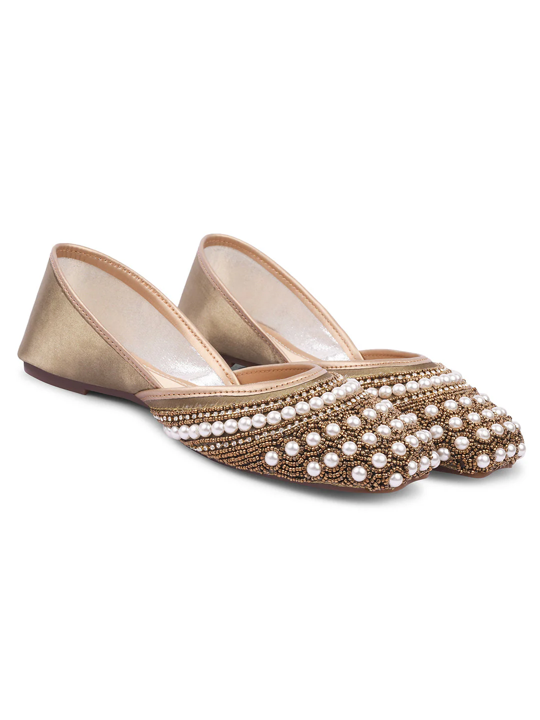 Ethnic Embellished Square Toe Jutti - Image 23