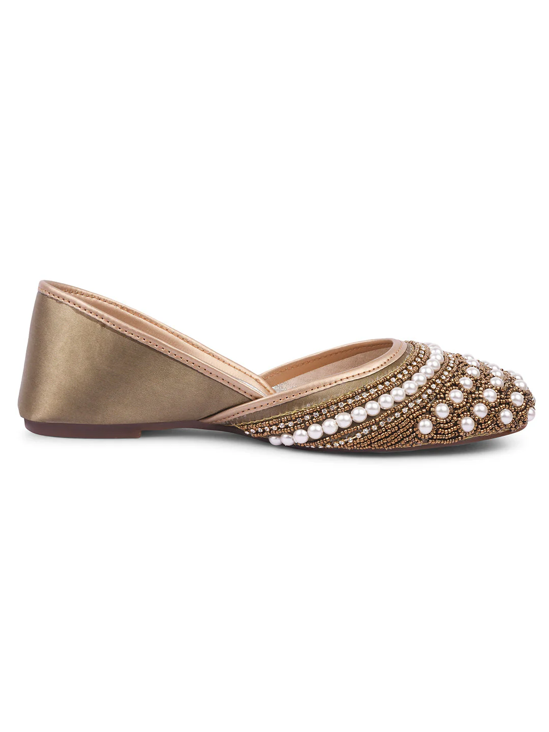 Ethnic Embellished Square Toe Jutti - Image 24