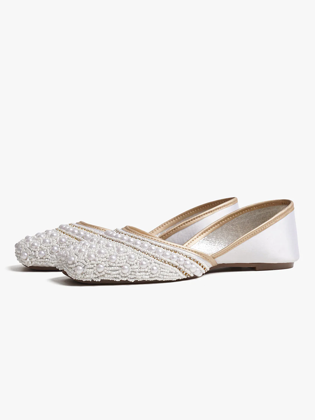 Ethnic Embellished Square Toe Jutti - Image 33