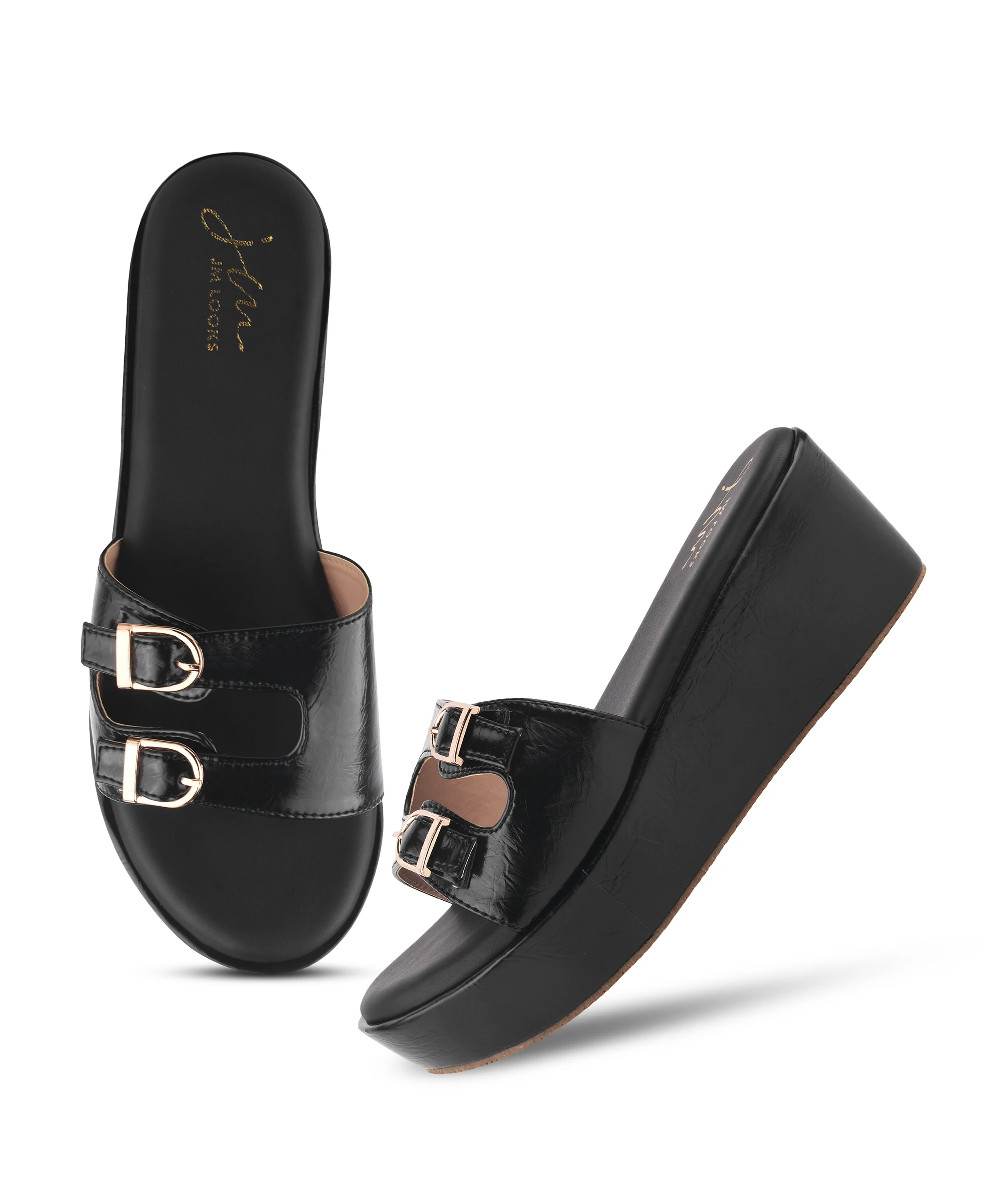 Flat Slides with Adjustable Buckle Design - Image 11