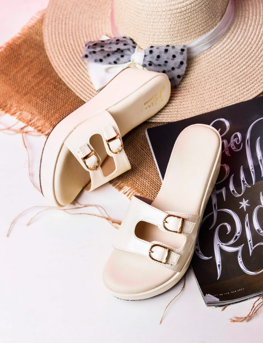 Flat Slides with Adjustable Buckle Design - Image 13