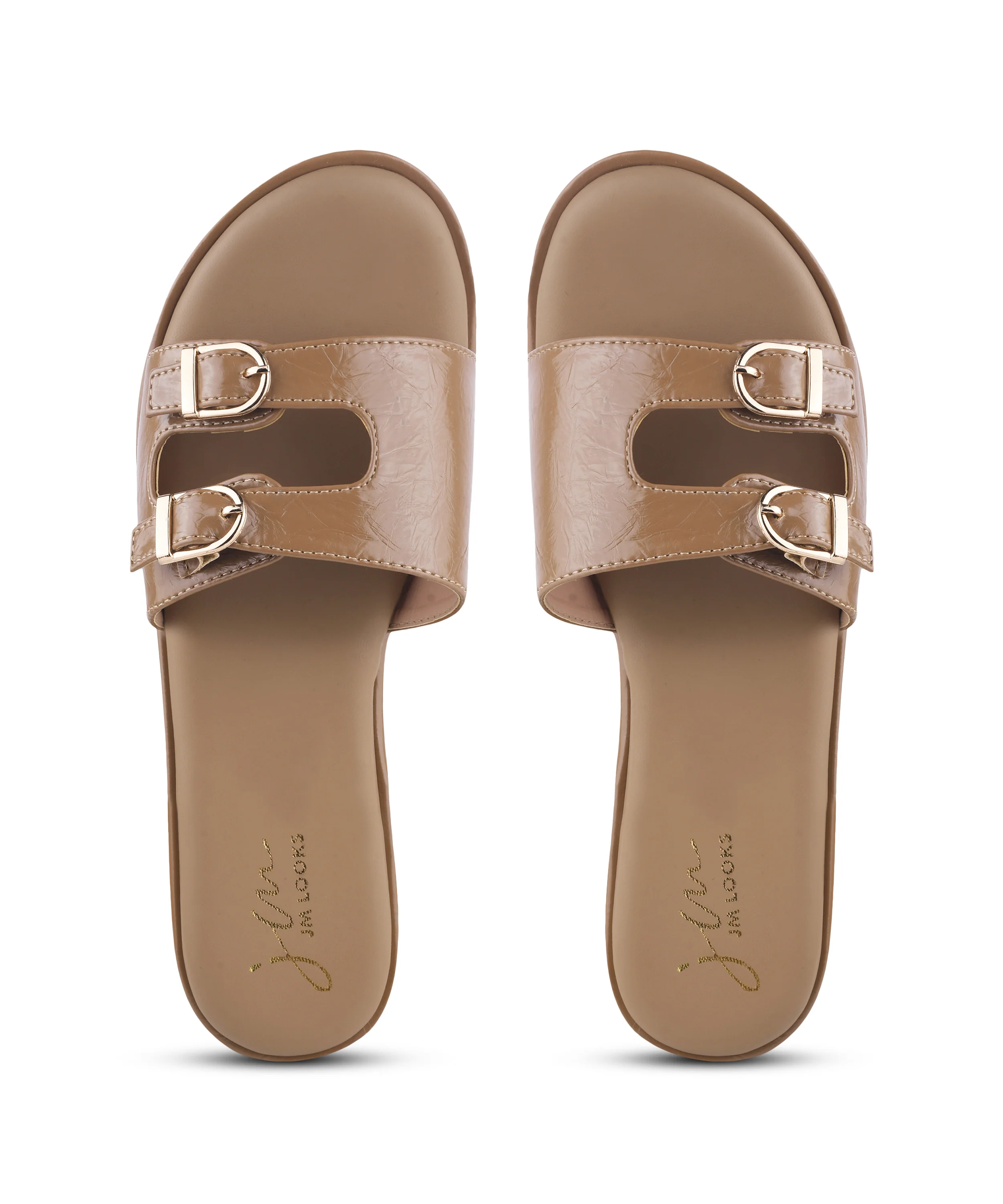 Flat Slides with Adjustable Buckle Design - Image 5
