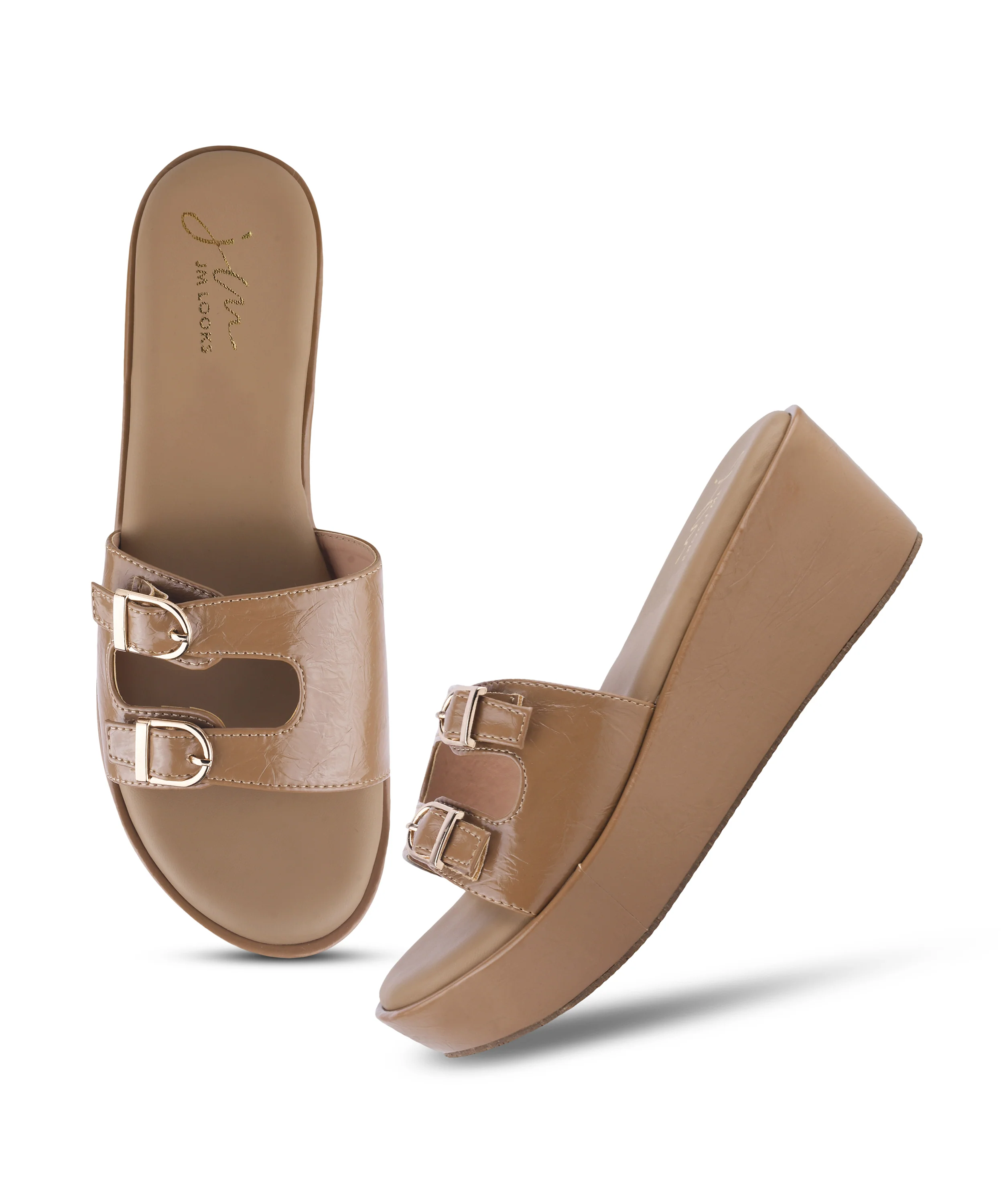Flat Slides with Adjustable Buckle Design - Image 6