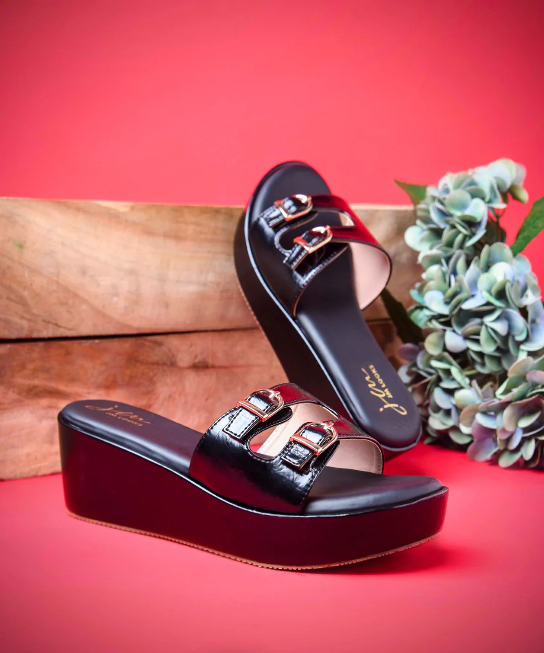 Flat Slides with Adjustable Buckle Design - Image 7