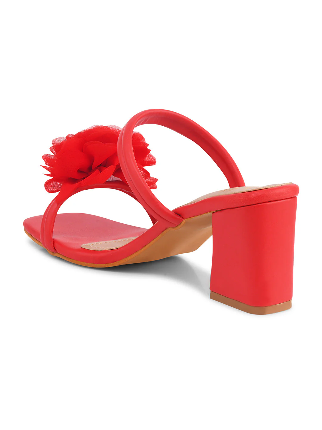 Jm Looks Floral Embellished Block Heels - Image 12