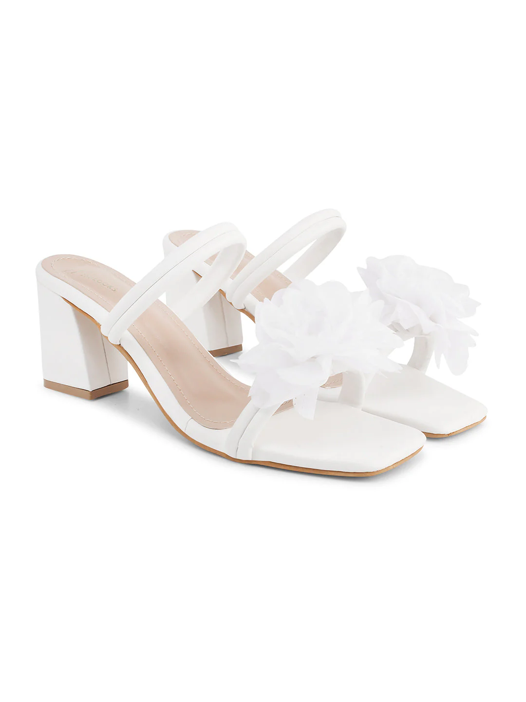 Jm Looks Floral Embellished Block Heels - Image 17