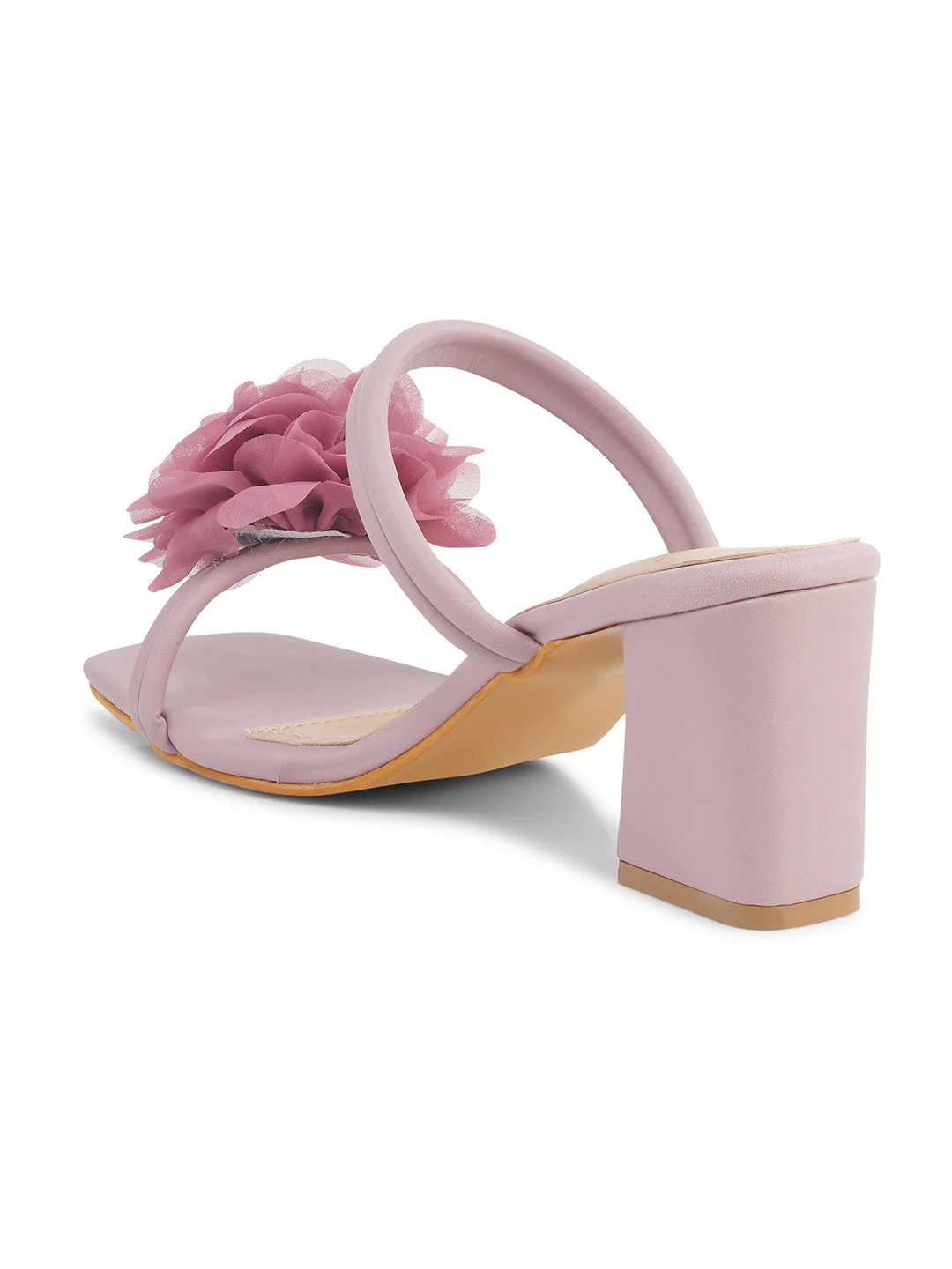Jm Looks Floral Embellished Block Heels - Image 6
