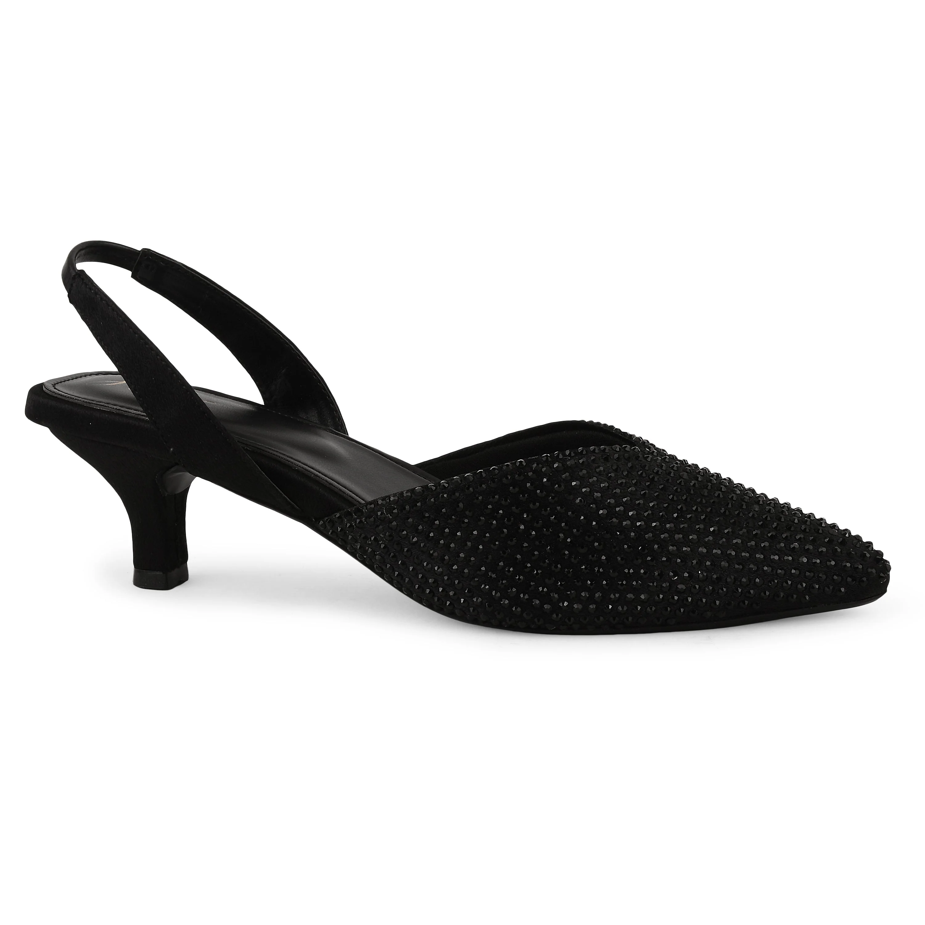 Floral Heels : Ethnic Pencil Mules - Image 5