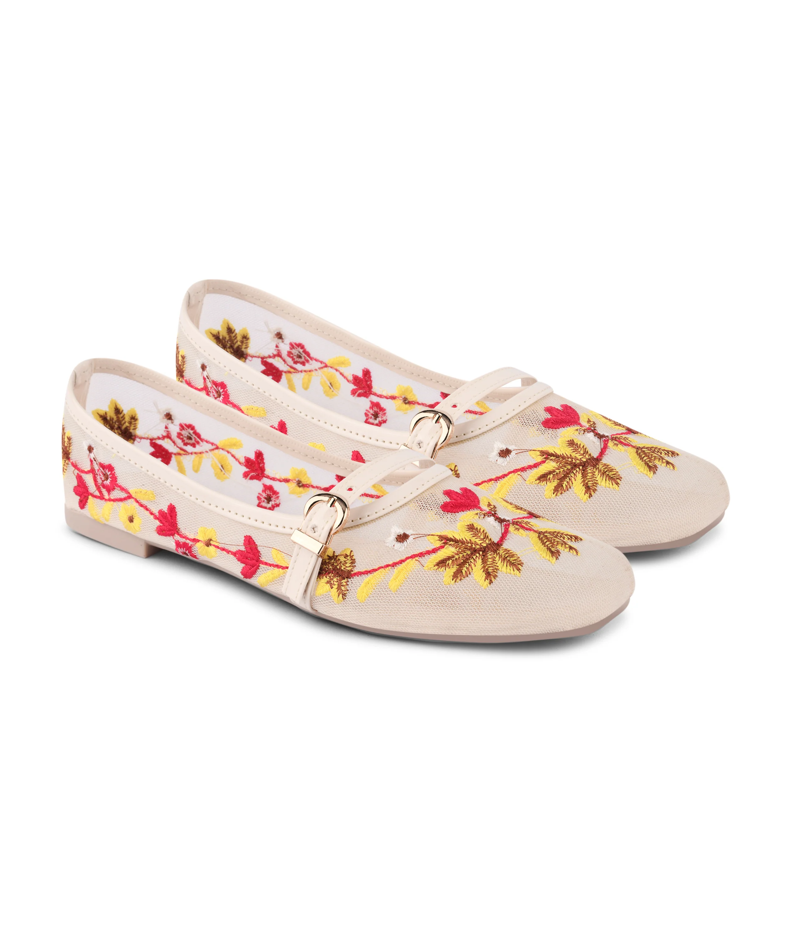 Garden Glow Hand-Embroidered Flats - Image 12