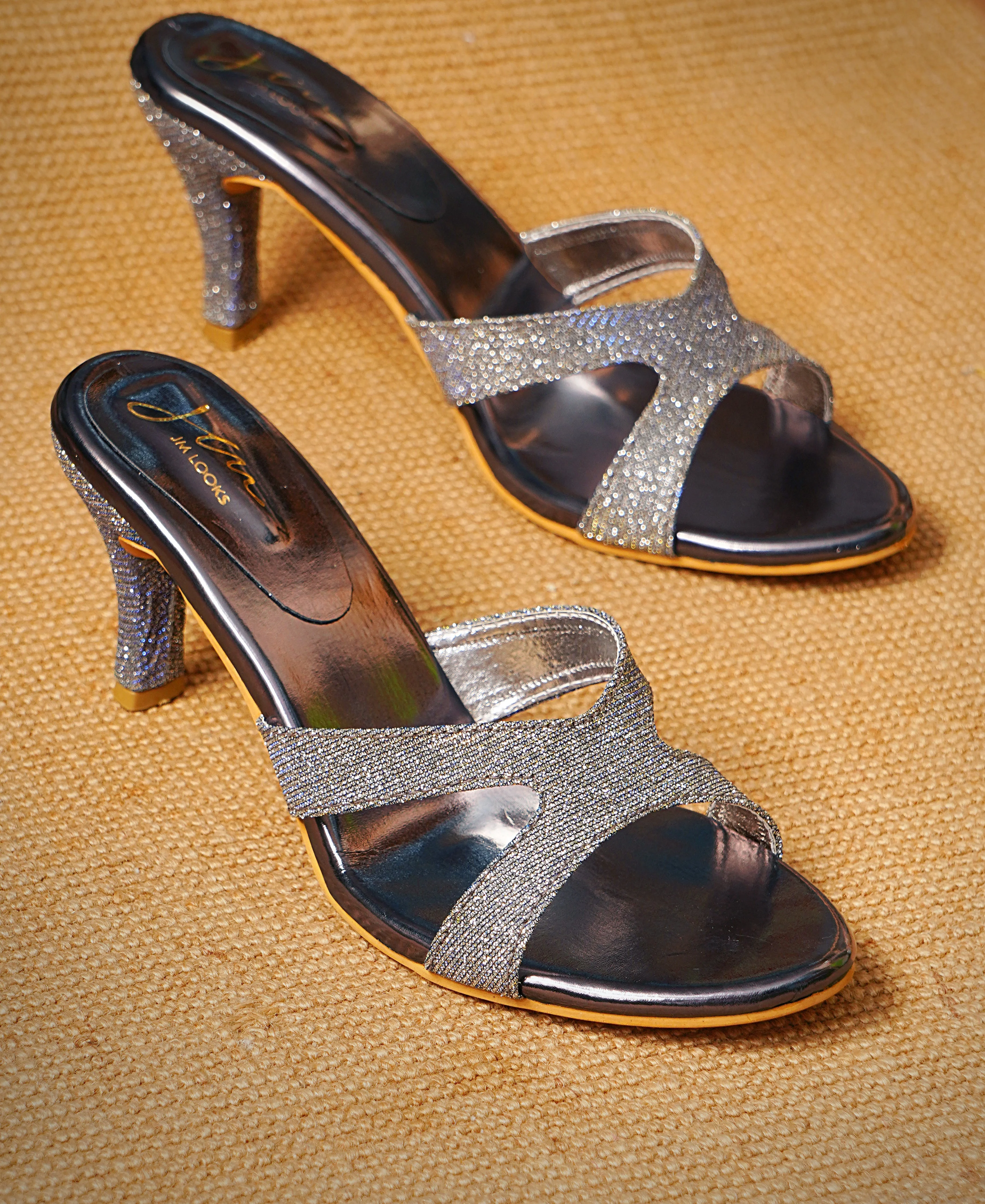 Jm Looks Glamorous Embellished Heels for Women & Girls