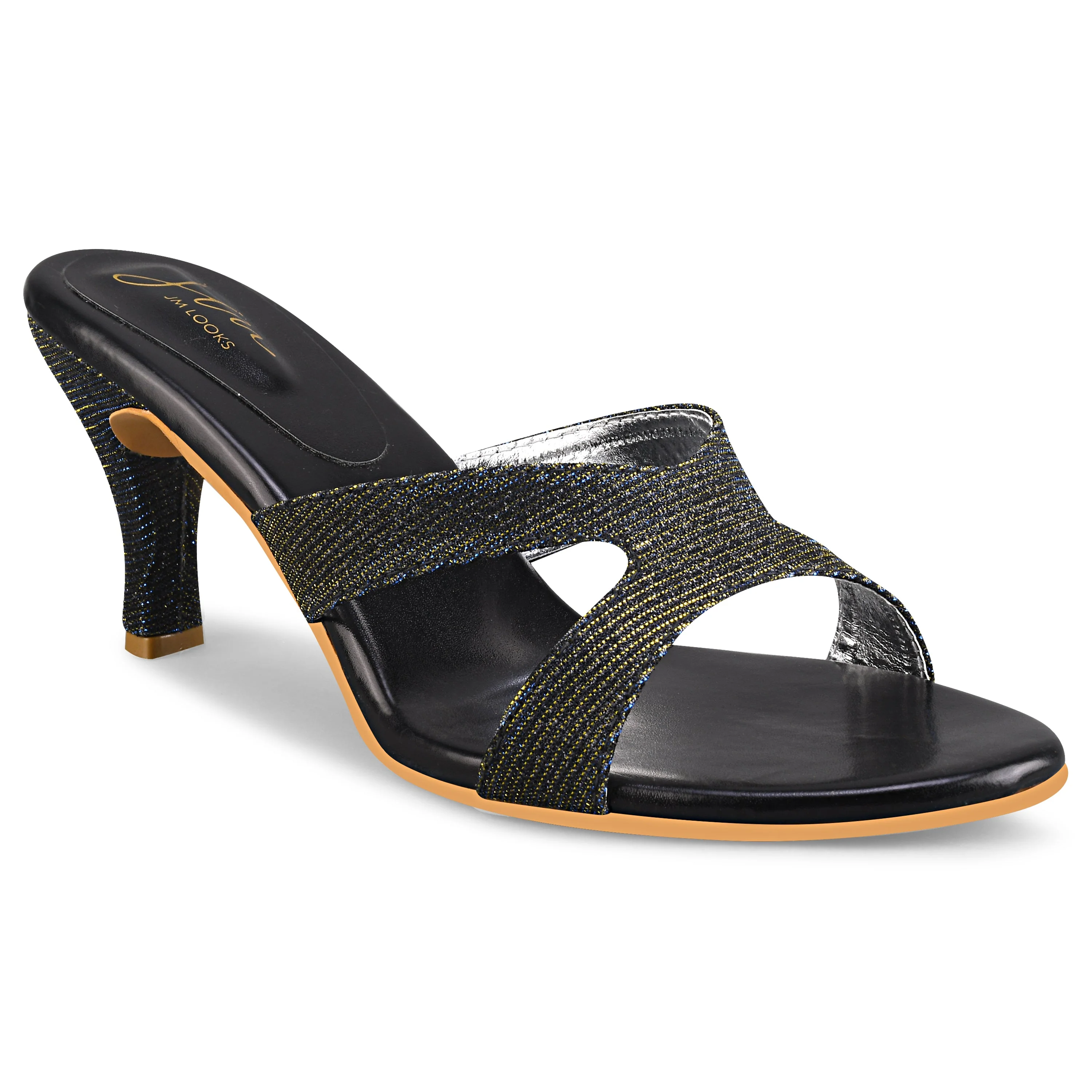 Jm Looks Glamorous Embellished Heels for Women & Girls - Image 15