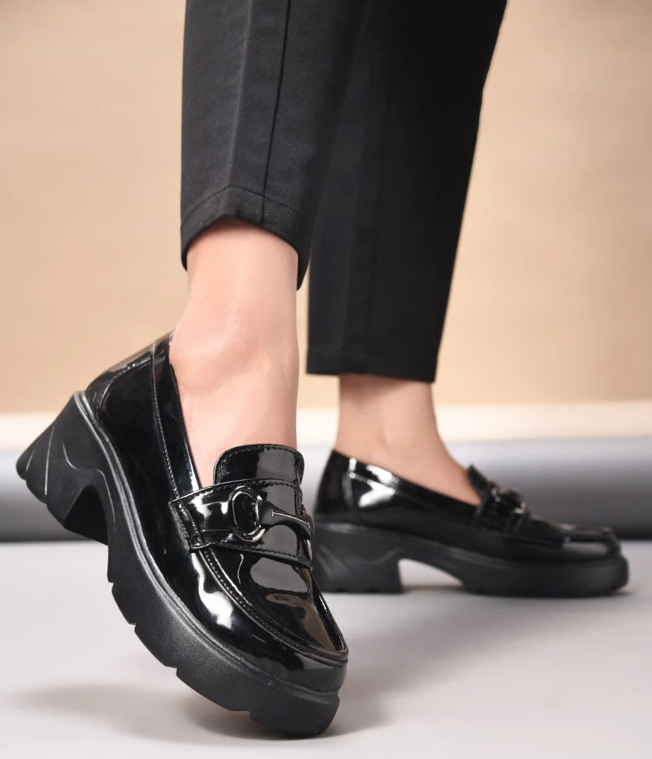 Jm Looks Chunky Sole Loafers for Women