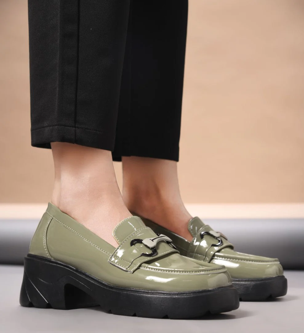 Jm Looks Chunky Sole Loafers for Women - Image 2