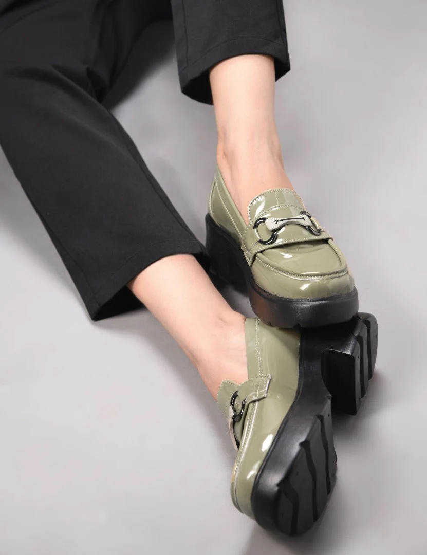 Jm Looks Chunky Sole Loafers for Women - Image 4