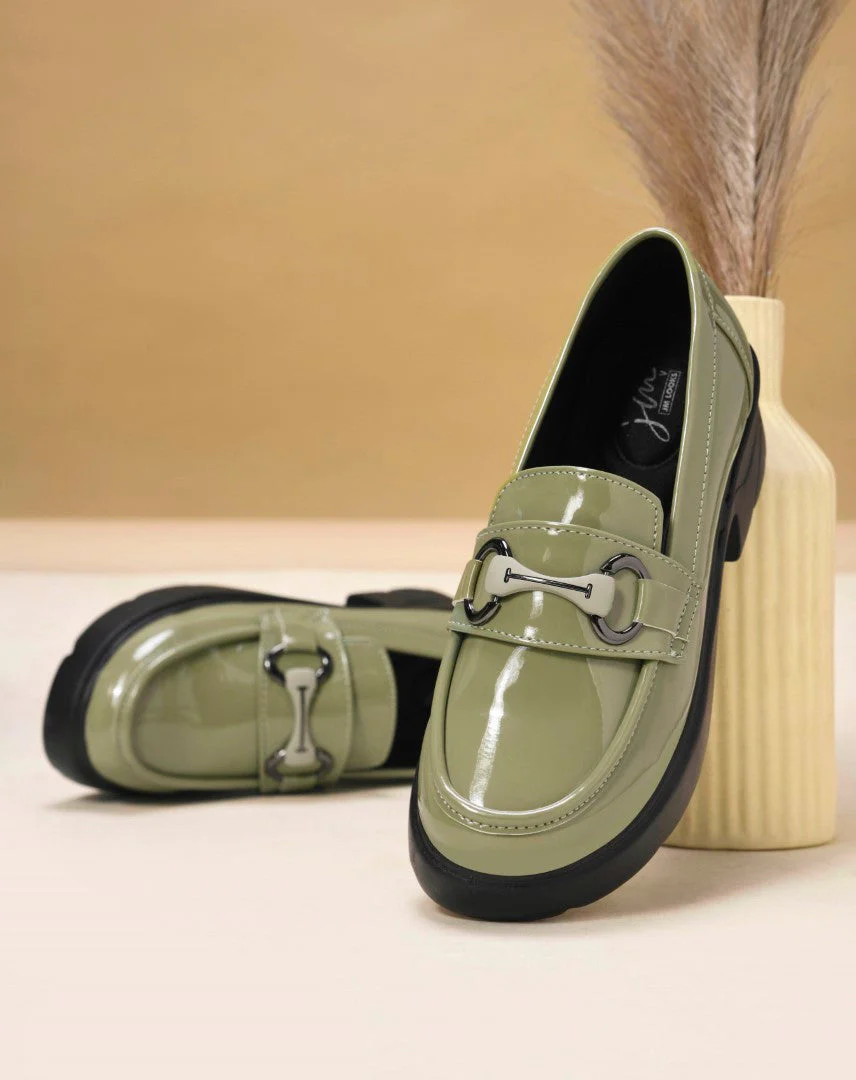 Jm Looks Chunky Sole Loafers for Women - Image 5