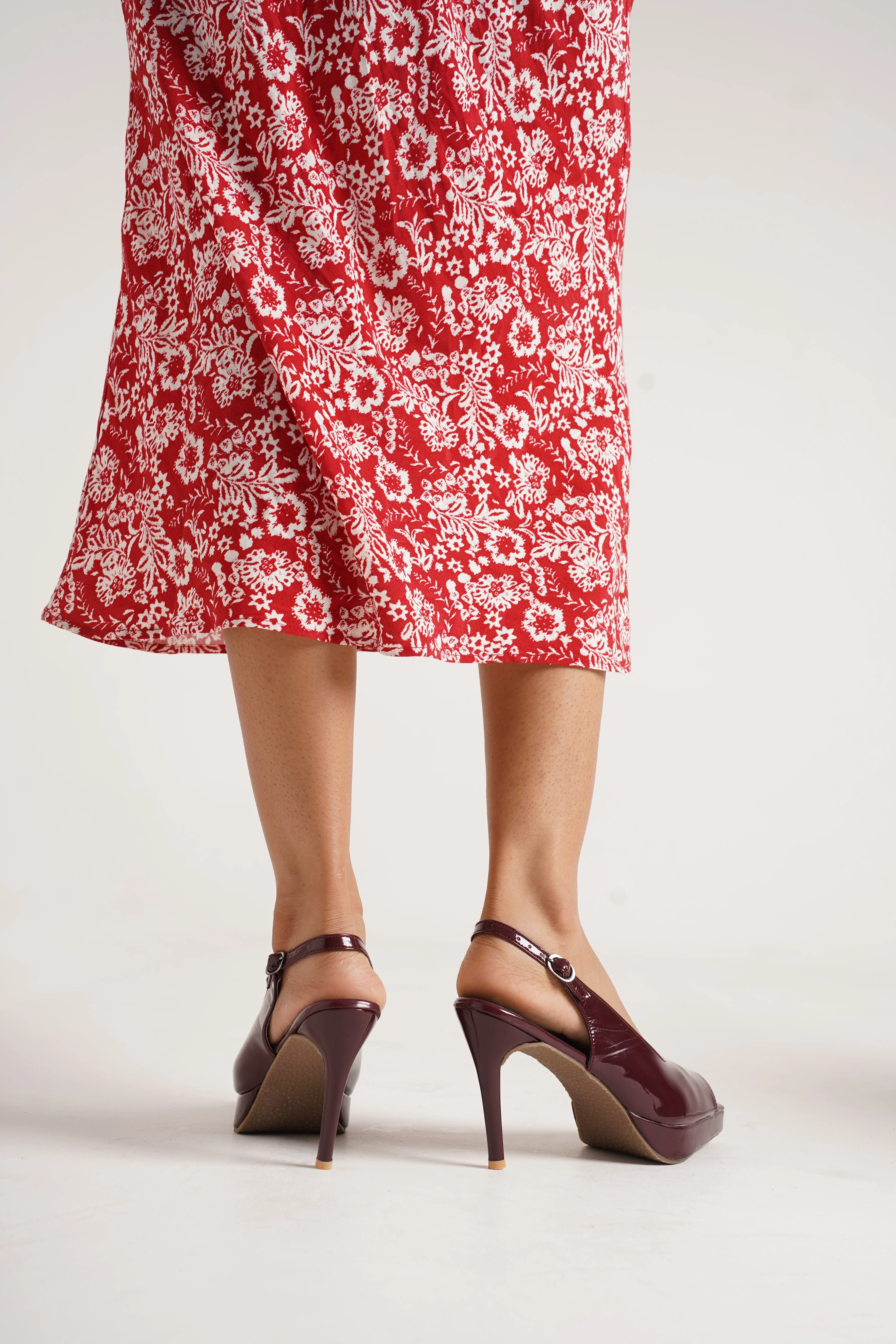 Jm Looks Patent Slingback Platform Heels - Image 8