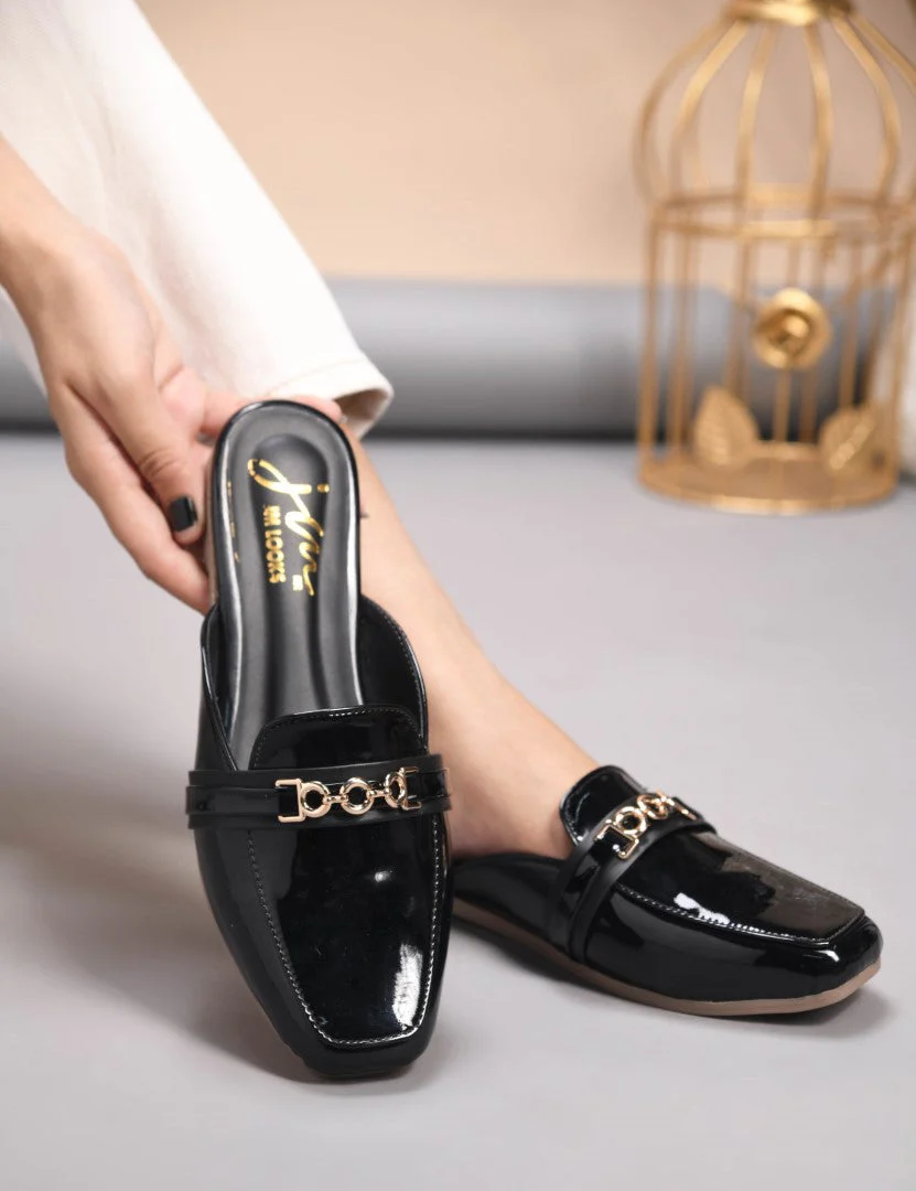 Glossy Slip-On Loafers - Image 3