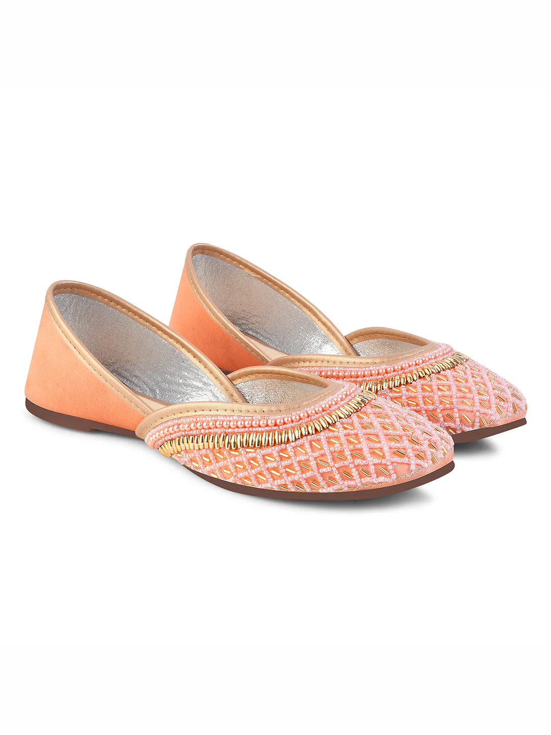 JM Looks Beaded Geometric Design Jutti - Image 11