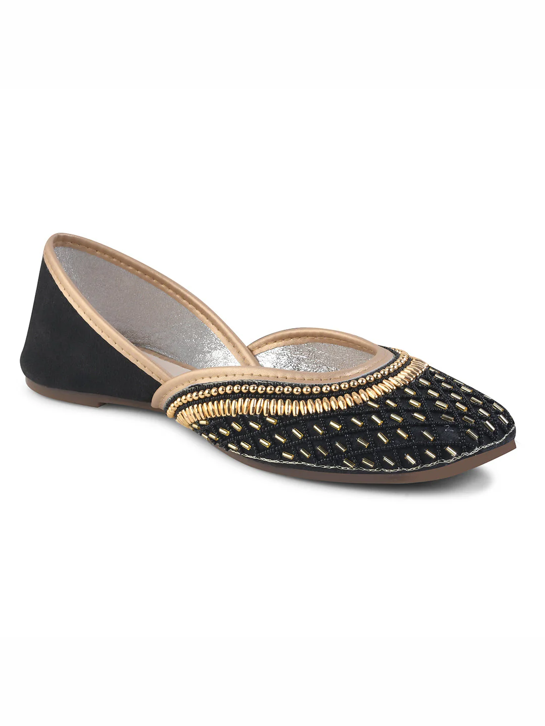 JM Looks Beaded Geometric Design Jutti - Image 6