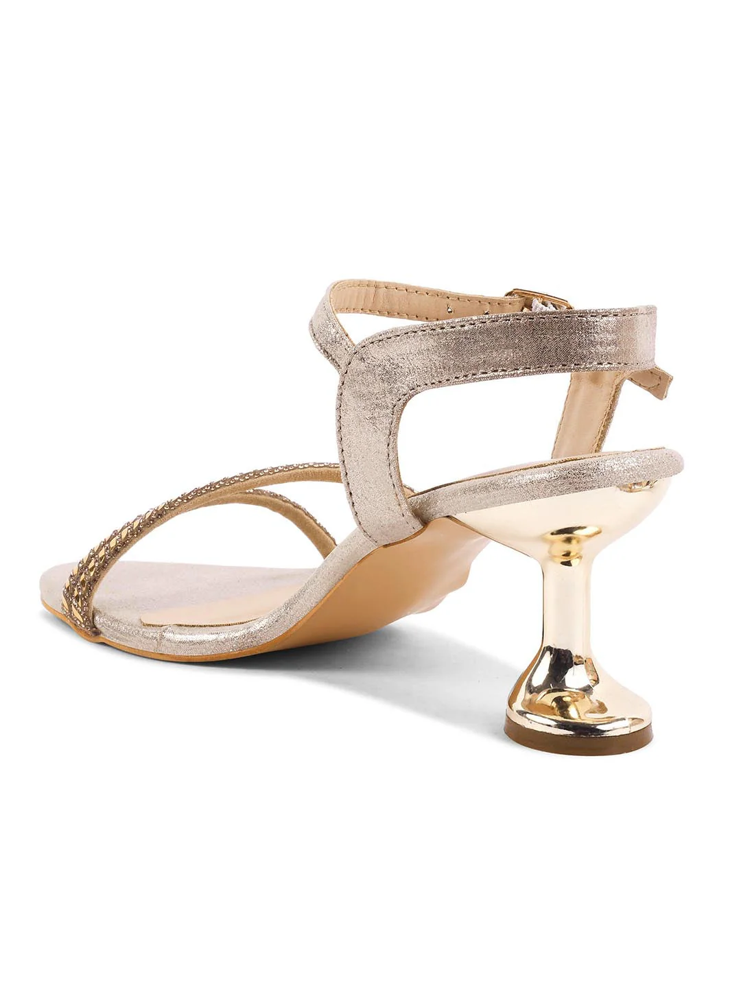 Jm Looks Embellished Strappy Stiletto Sandals - Image 6