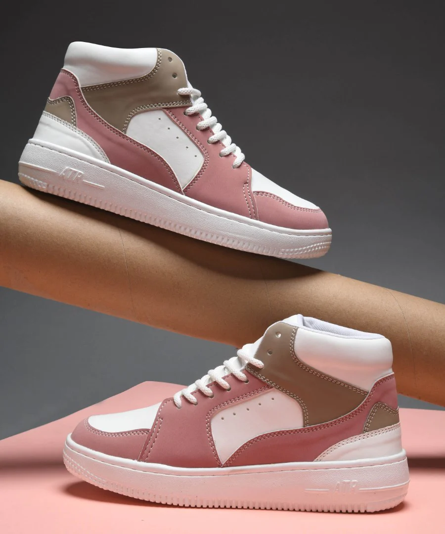 Jm Looks High-Top Casual Lace-Up Sneakers - Image 2