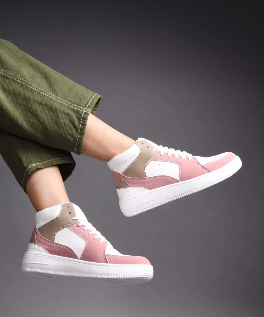 Jm Looks High-Top Casual Lace-Up Sneakers - Image 3