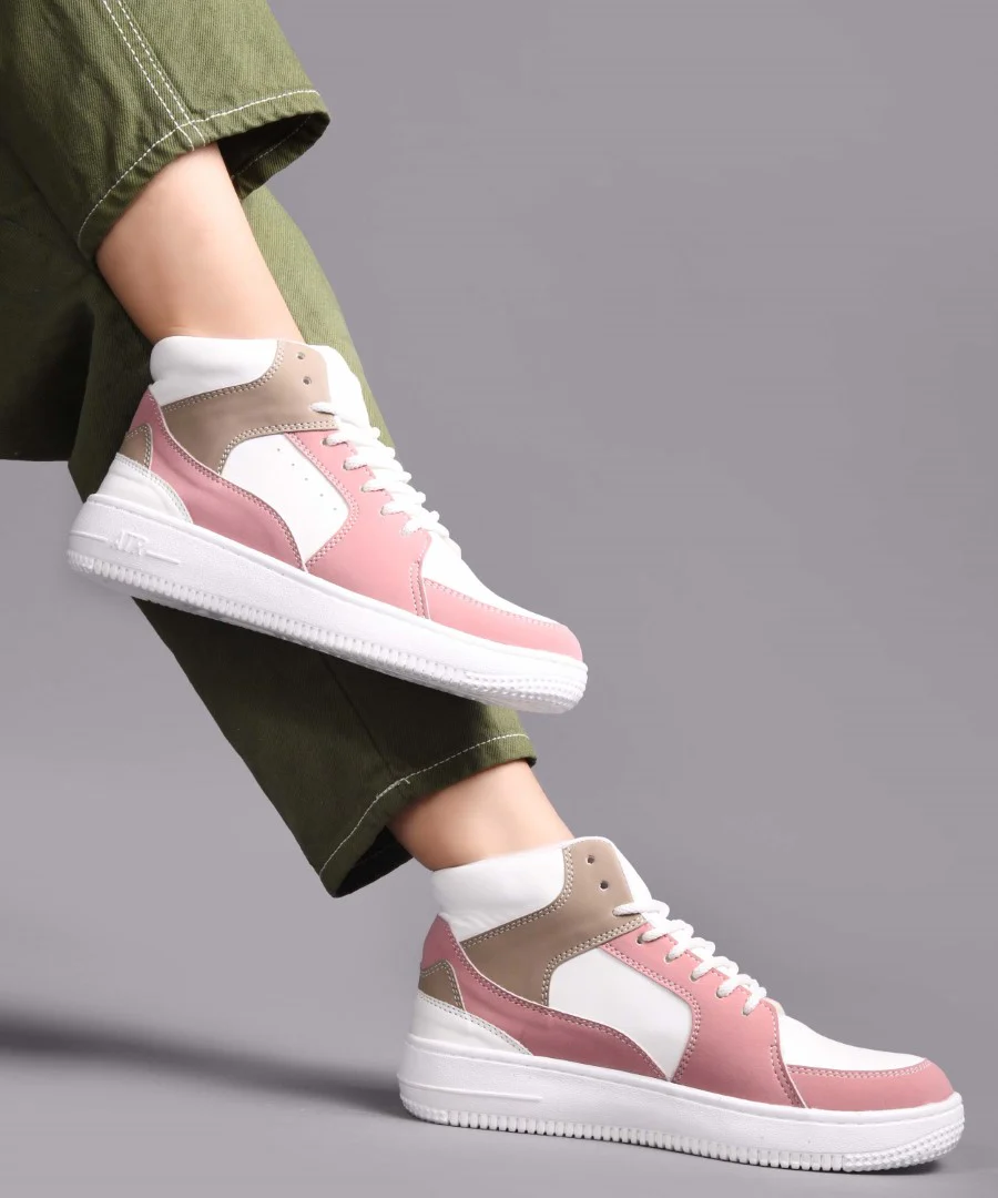 Jm Looks High-Top Casual Lace-Up Sneakers - Image 4