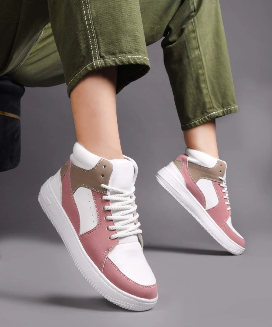 Jm Looks High-Top Casual Lace-Up Sneakers - Image 5