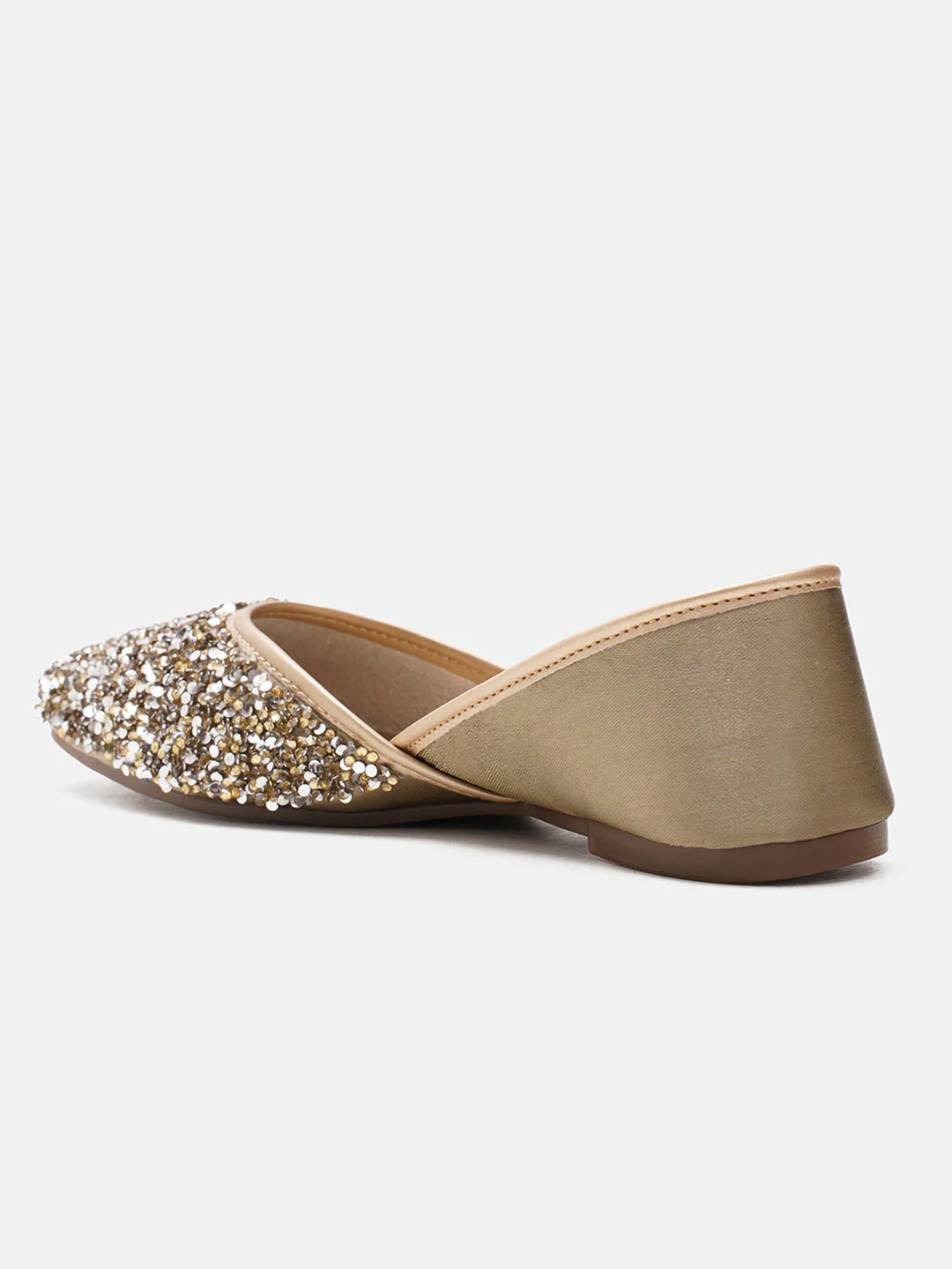 JM Looks Sequin Embellished Floral Jutti - Image 11