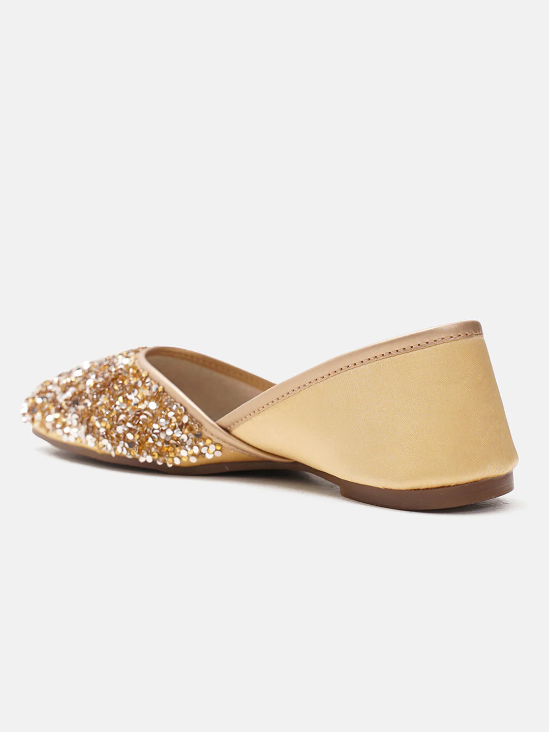JM Looks Sequin Embellished Floral Jutti - Image 5