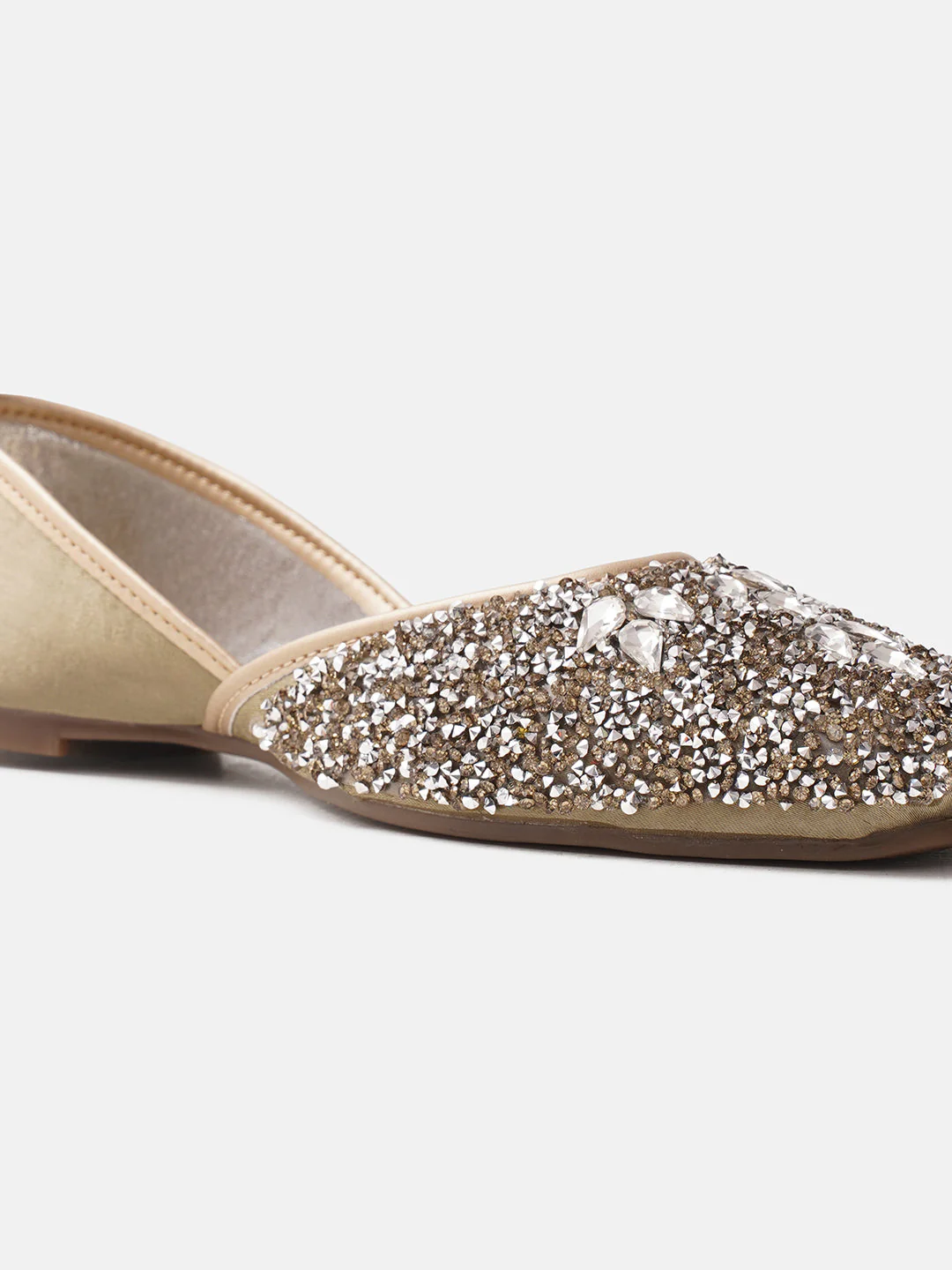 JM Looks Stone Studded Sequin Jutti - Image 12