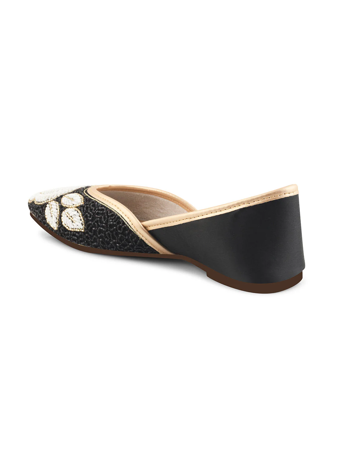 Jm Looks Floral Beaded Juttis for Women - Image 17