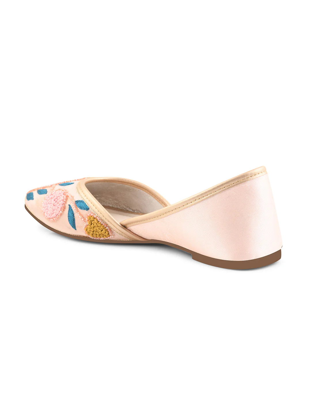 Jm Looks Floral Embroidered Juttis for Women - Image 17
