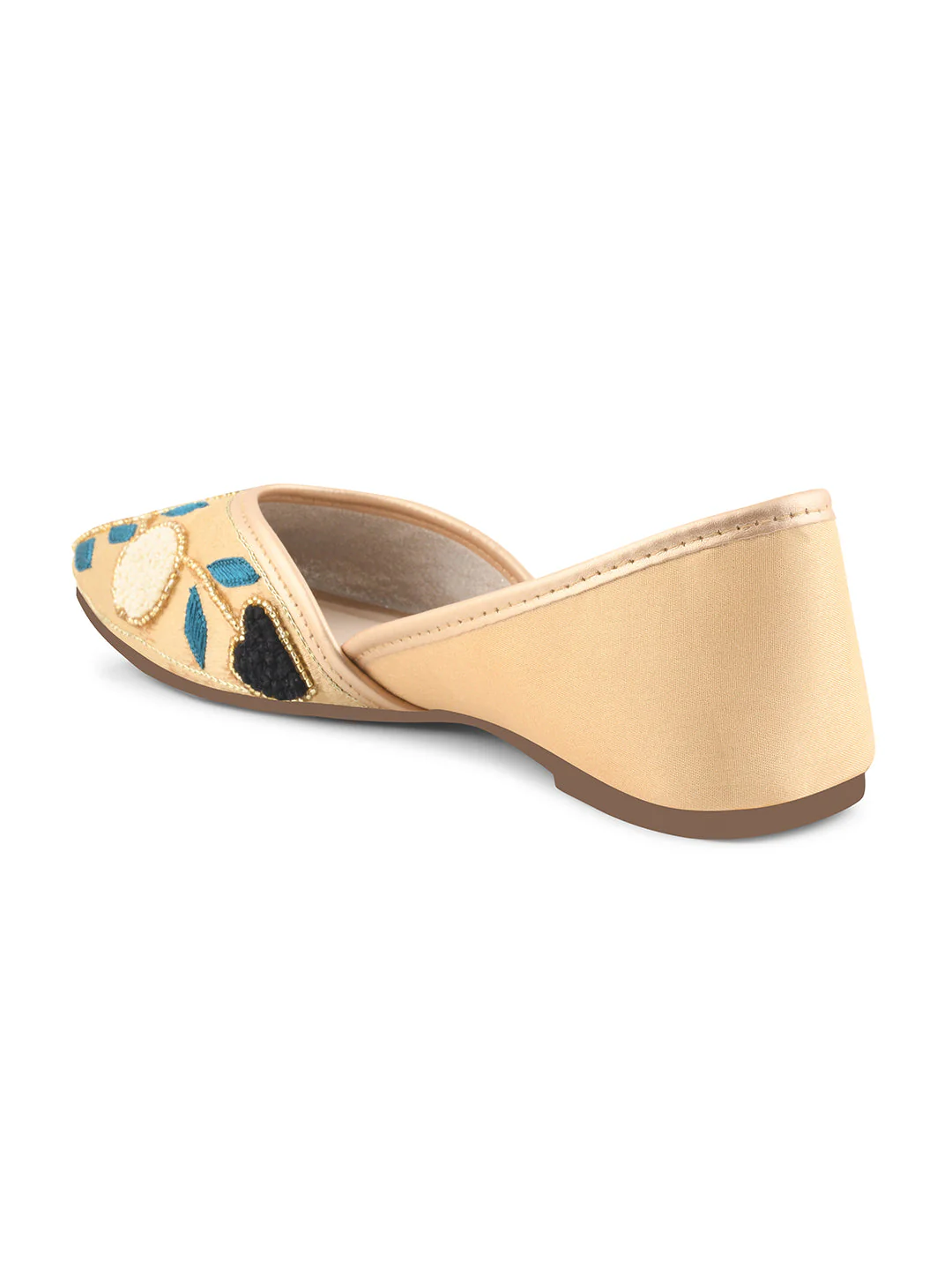 Jm Looks Floral Embroidered Juttis for Women - Image 5