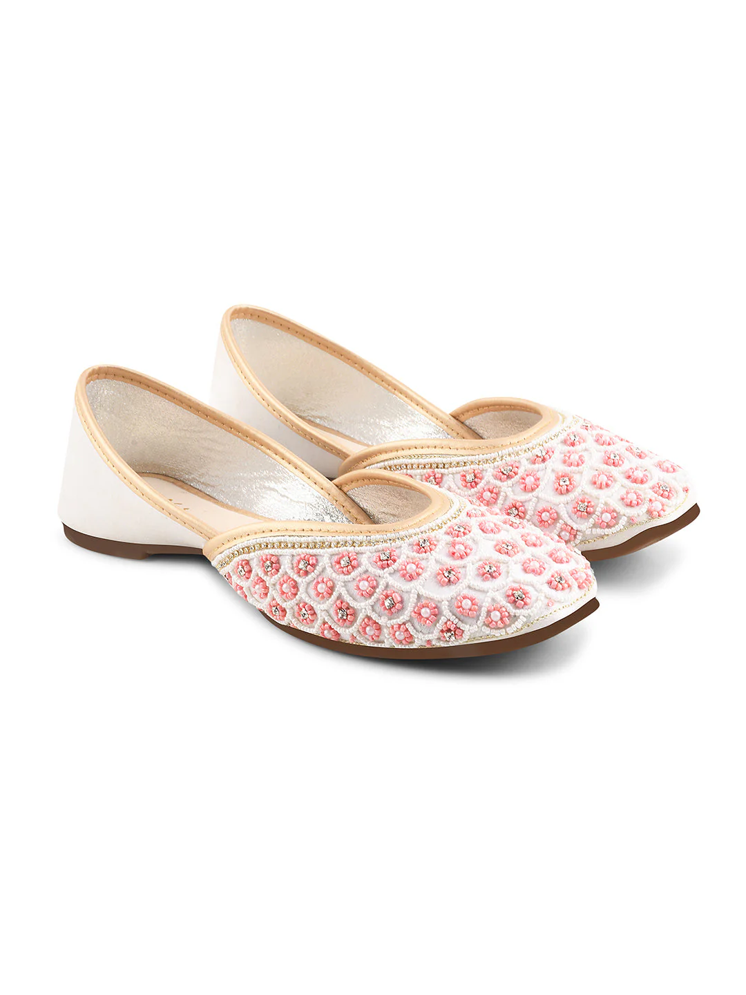 Jm Looks Embellished Petal Design Juttis - Image 9