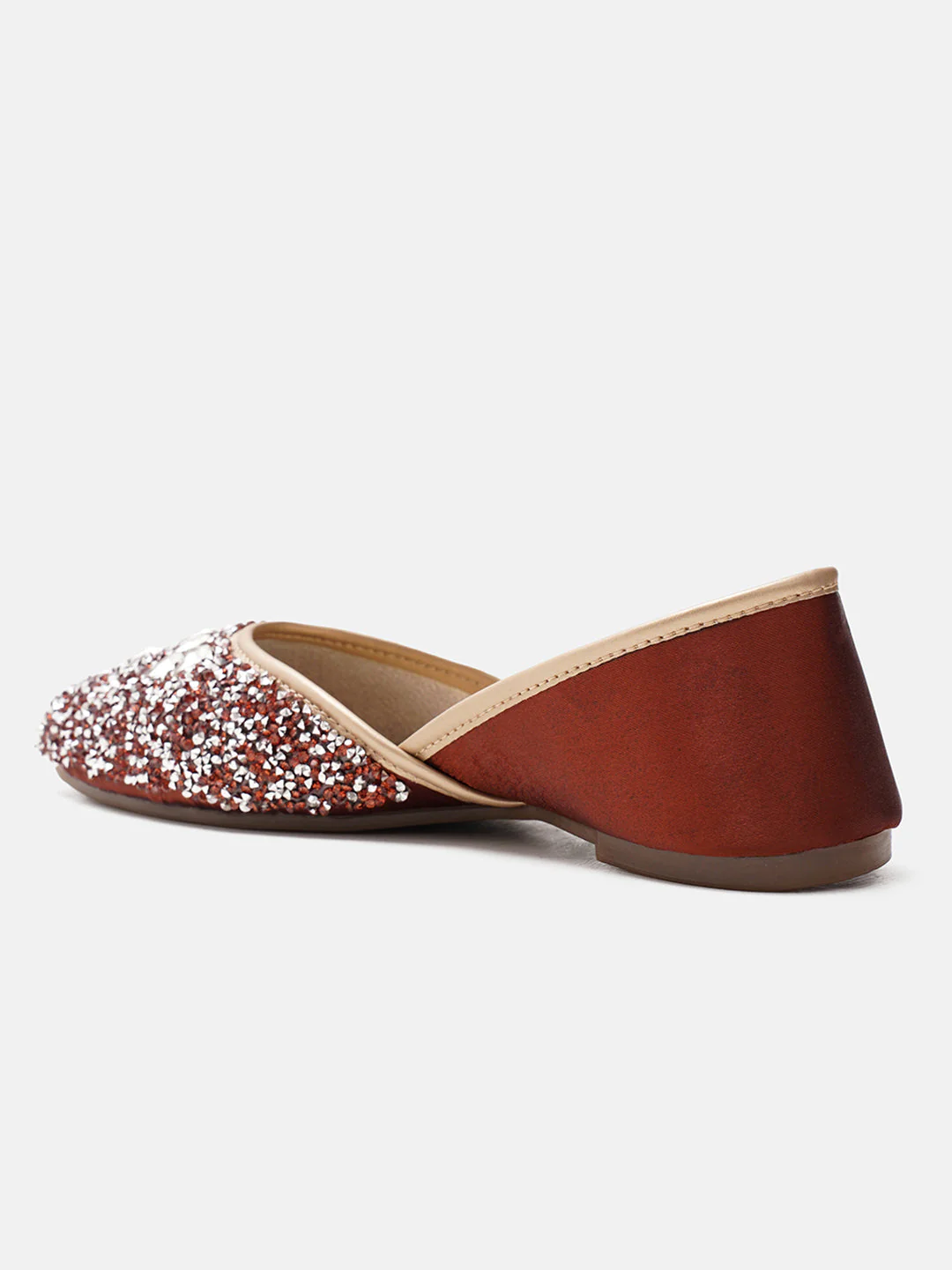 JM Looks Stone Studded Sequin Jutti - Image 5