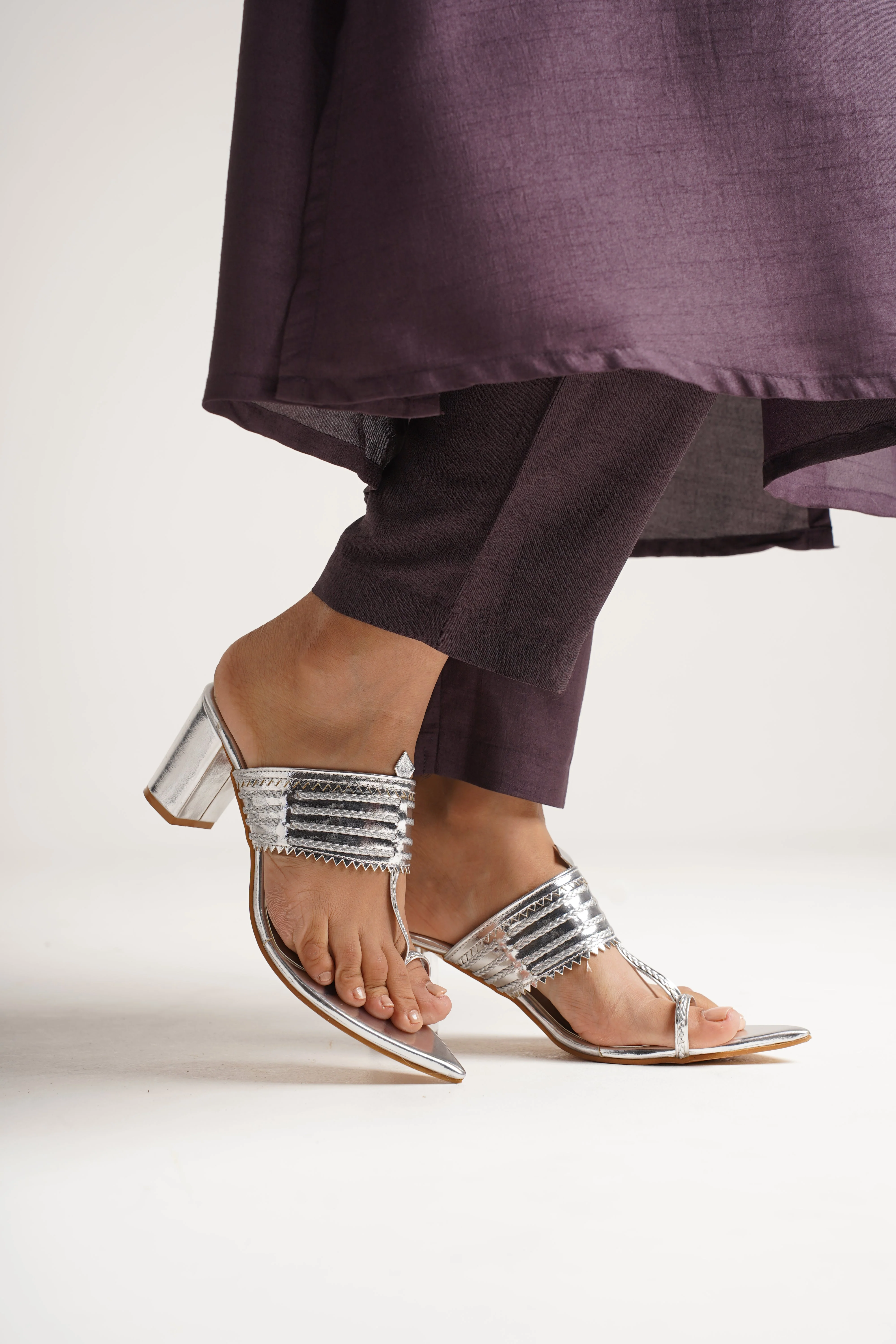 Jm Looks Classic Toe-Ring Block Heels - Image 6