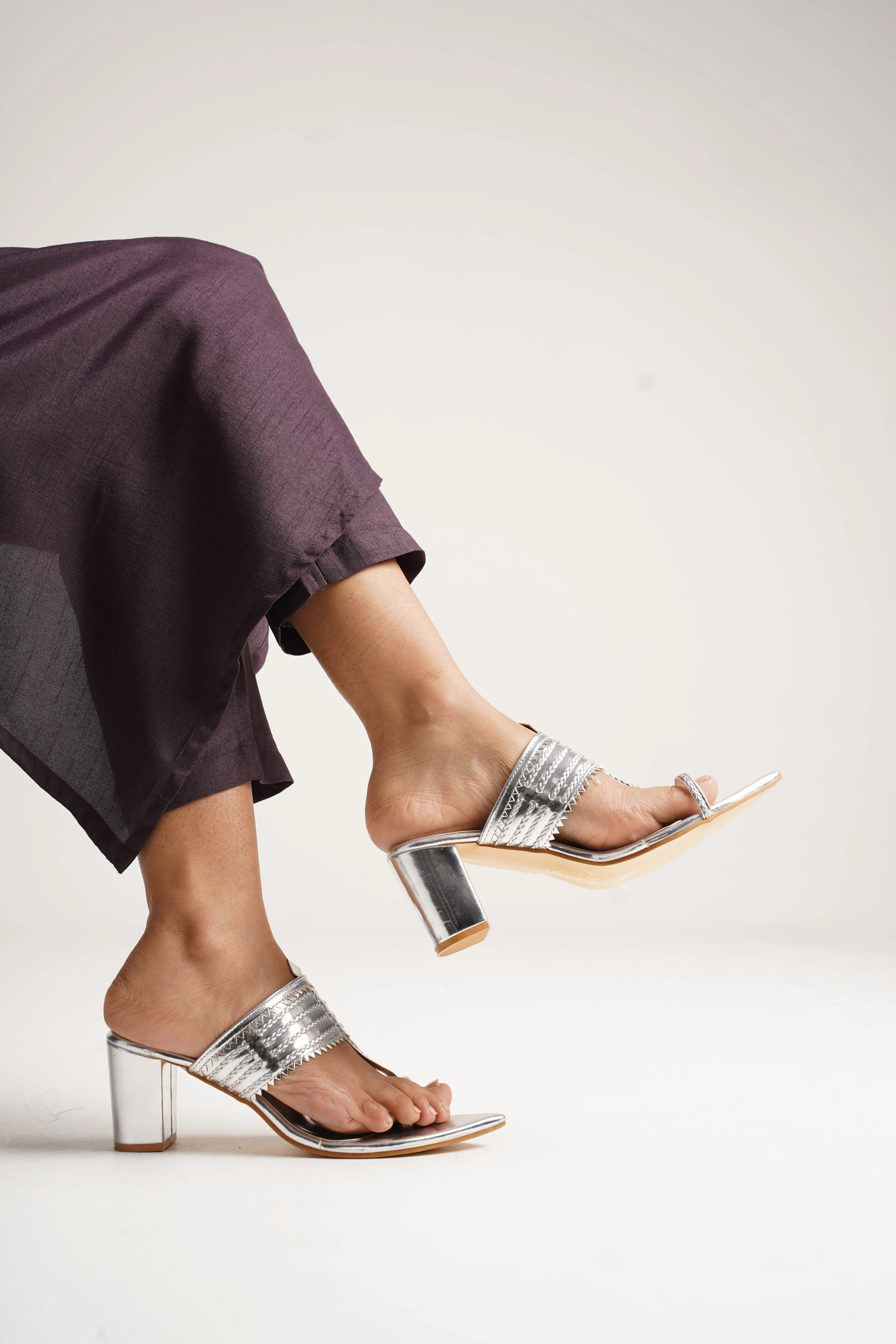 Jm Looks Classic Toe-Ring Block Heels - Image 7