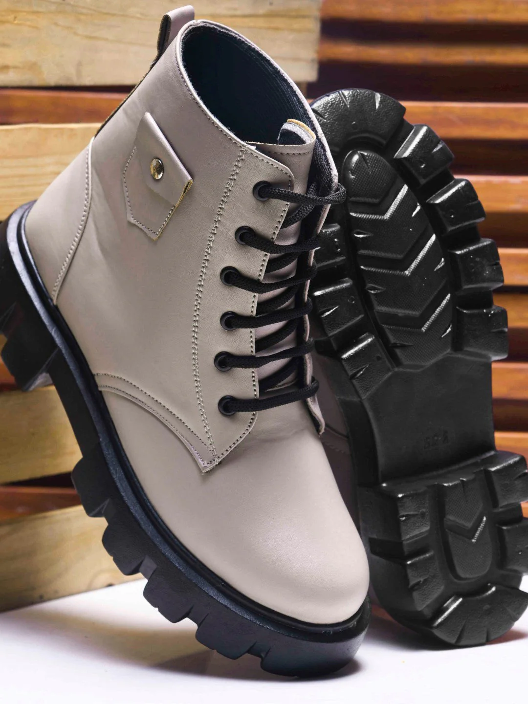 Jm Looks Bold Lace-Up Combat Boots for Women & Girls - Image 7