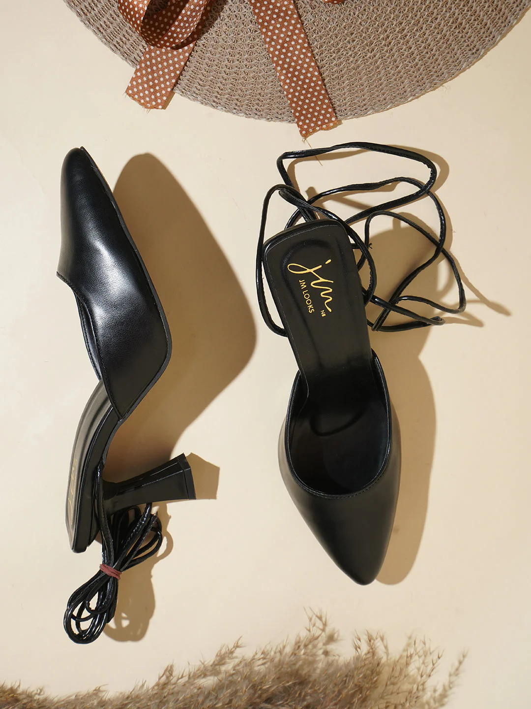 Lace up bellie Heels - Image 3