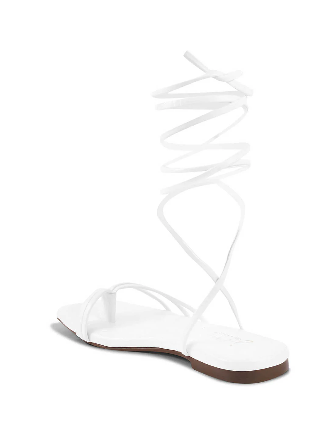 Lace-Up Gladiator Flat Sandals with Toe Ring Design - Image 15