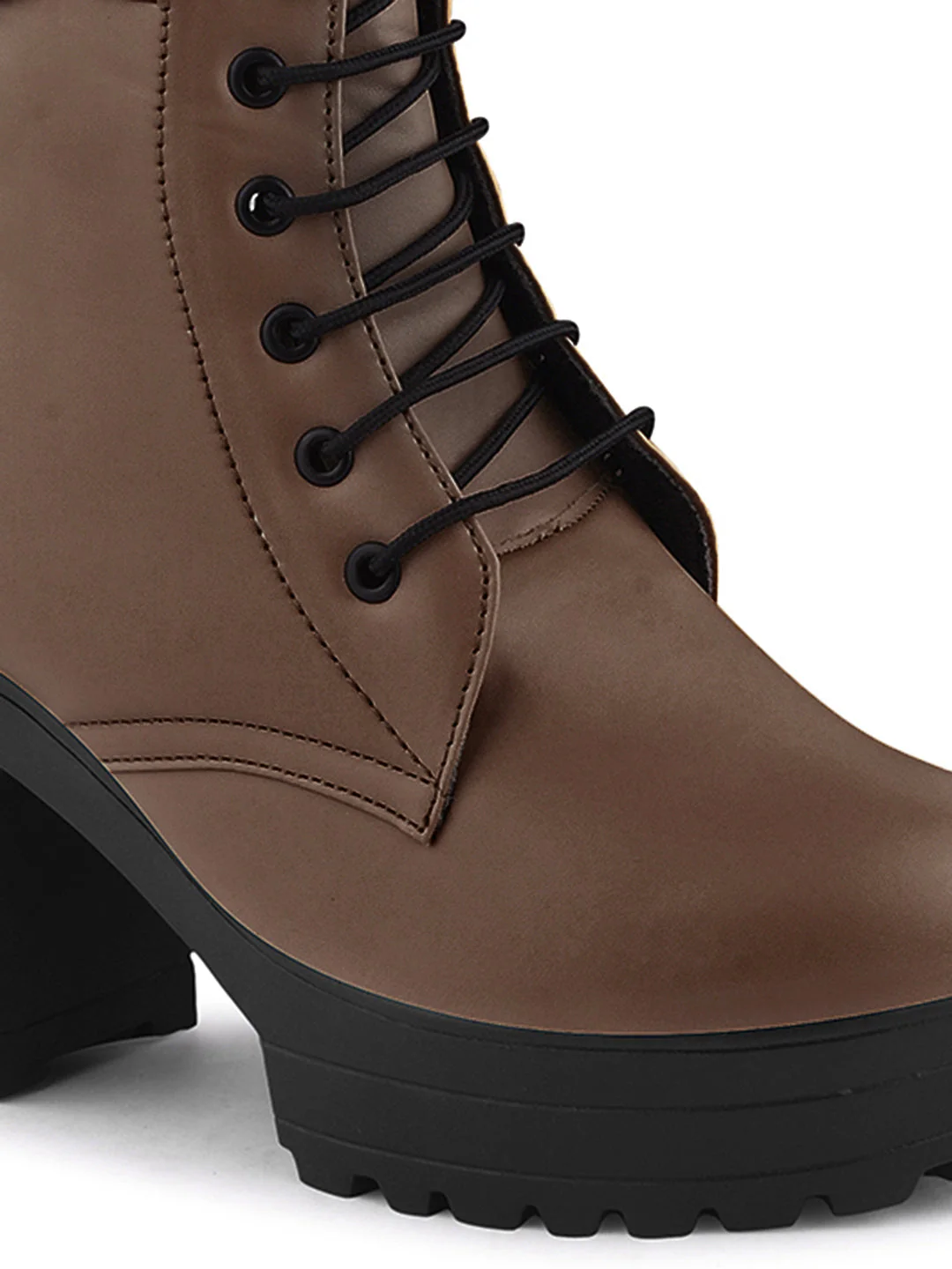 Jm Looks Trendy Lace-Up Combat Boots for Women & Girls - Image 12