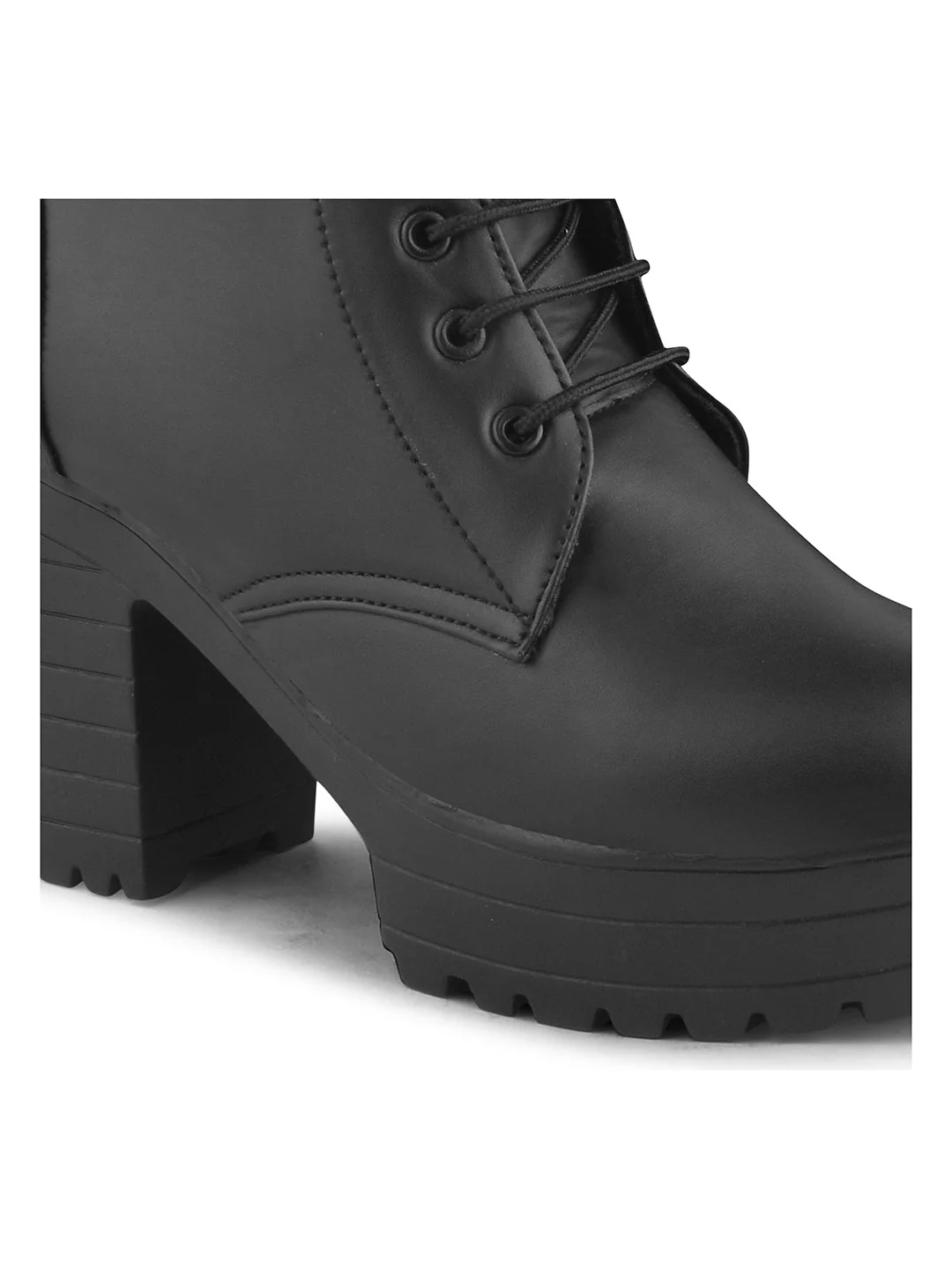 Jm Looks Trendy Lace-Up Combat Boots for Women & Girls - Image 7