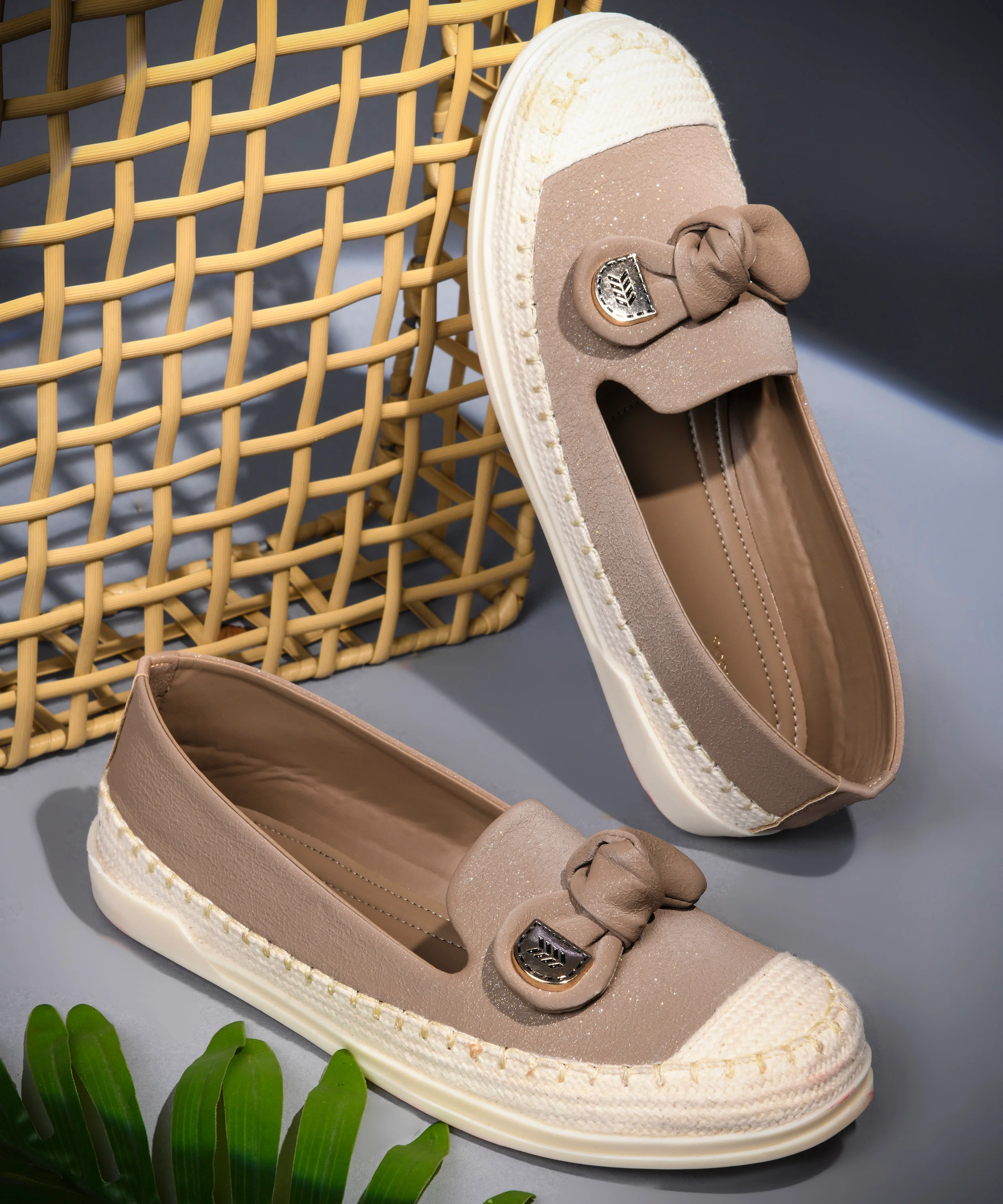 Lavender Casual Loafers with Bow Detail - Image 10