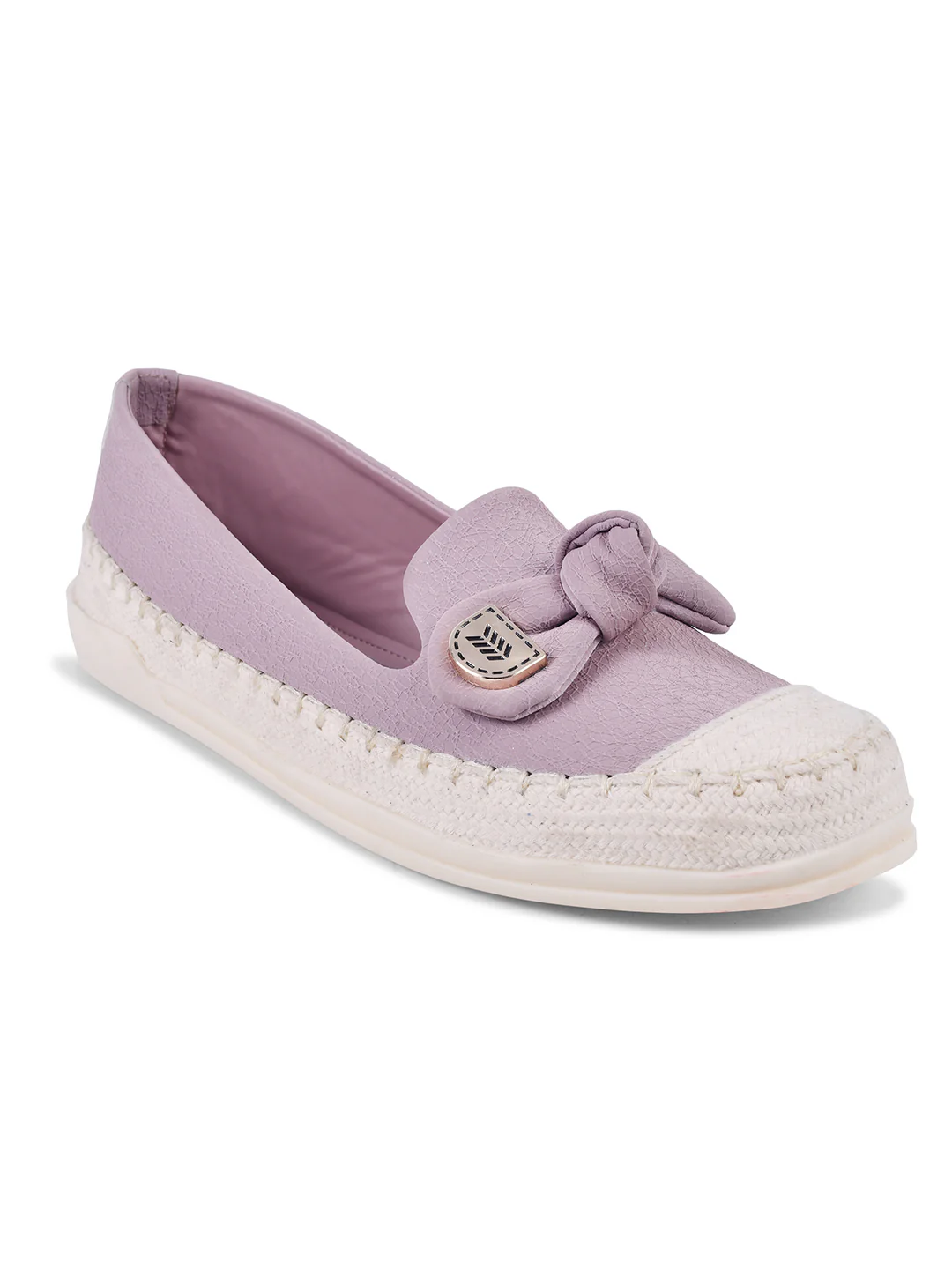 Lavender Casual Loafers with Bow Detail - Image 18
